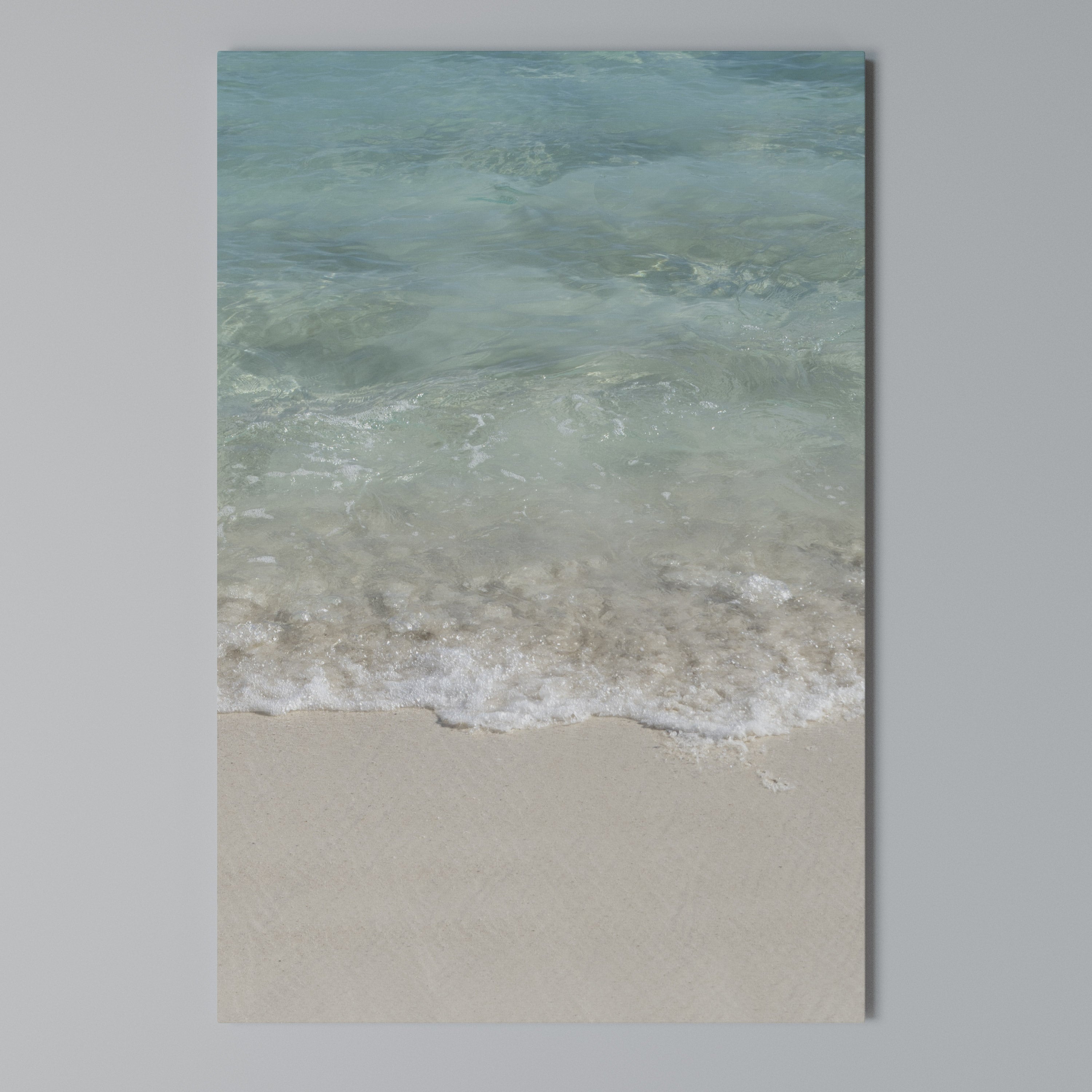 SERENITY BY THE SHORE Vertical Canvas Print