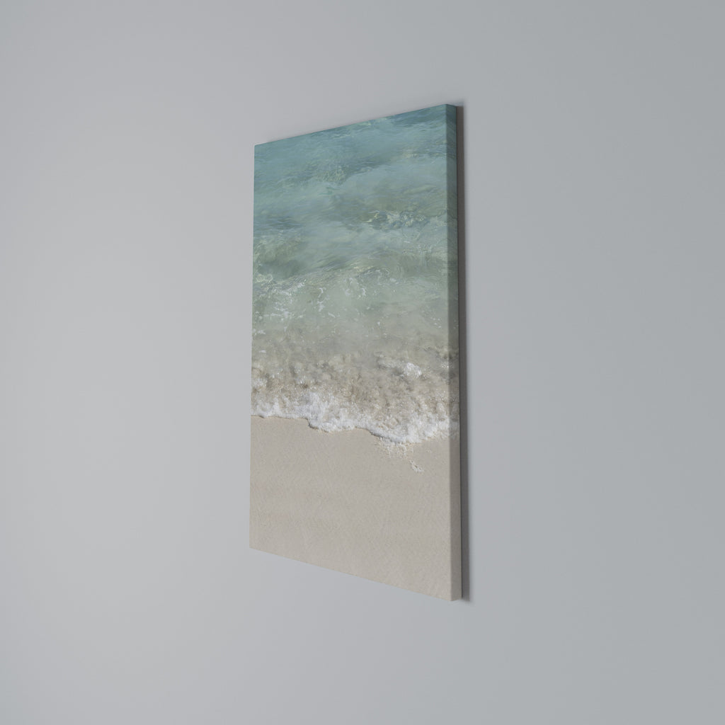 SERENITY BY THE SHORE Vertical Canvas Print