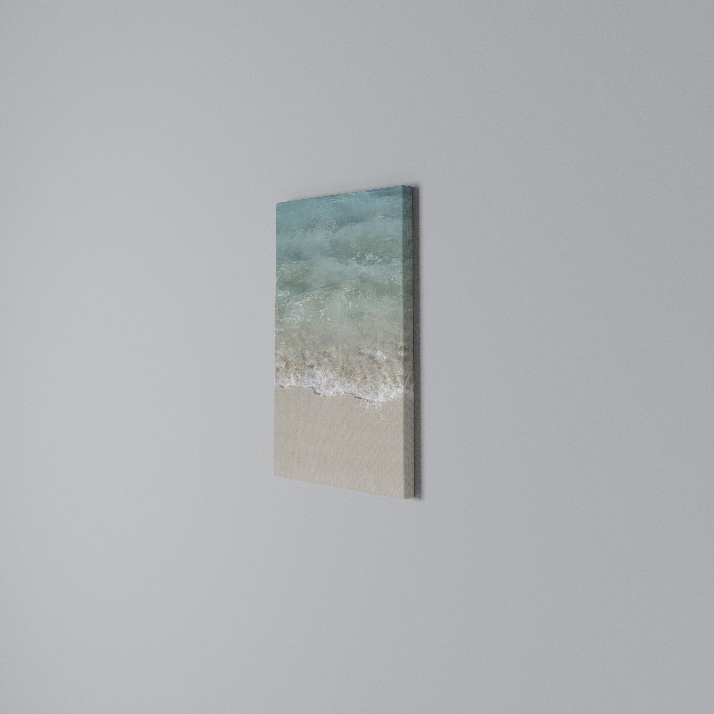 SERENITY BY THE SHORE Vertical Canvas Print