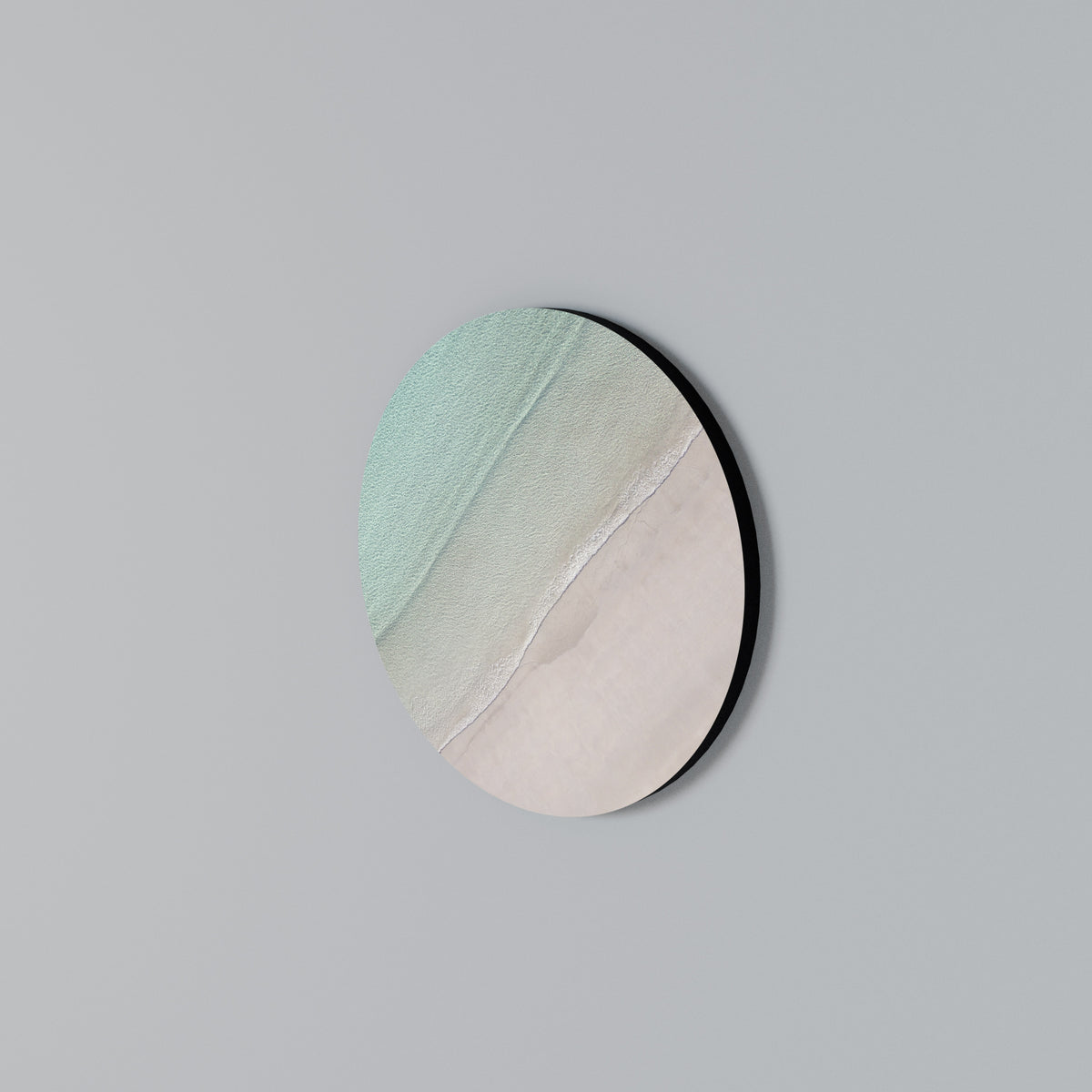 COASTAL CALM ARTISTRY Round Wall Art