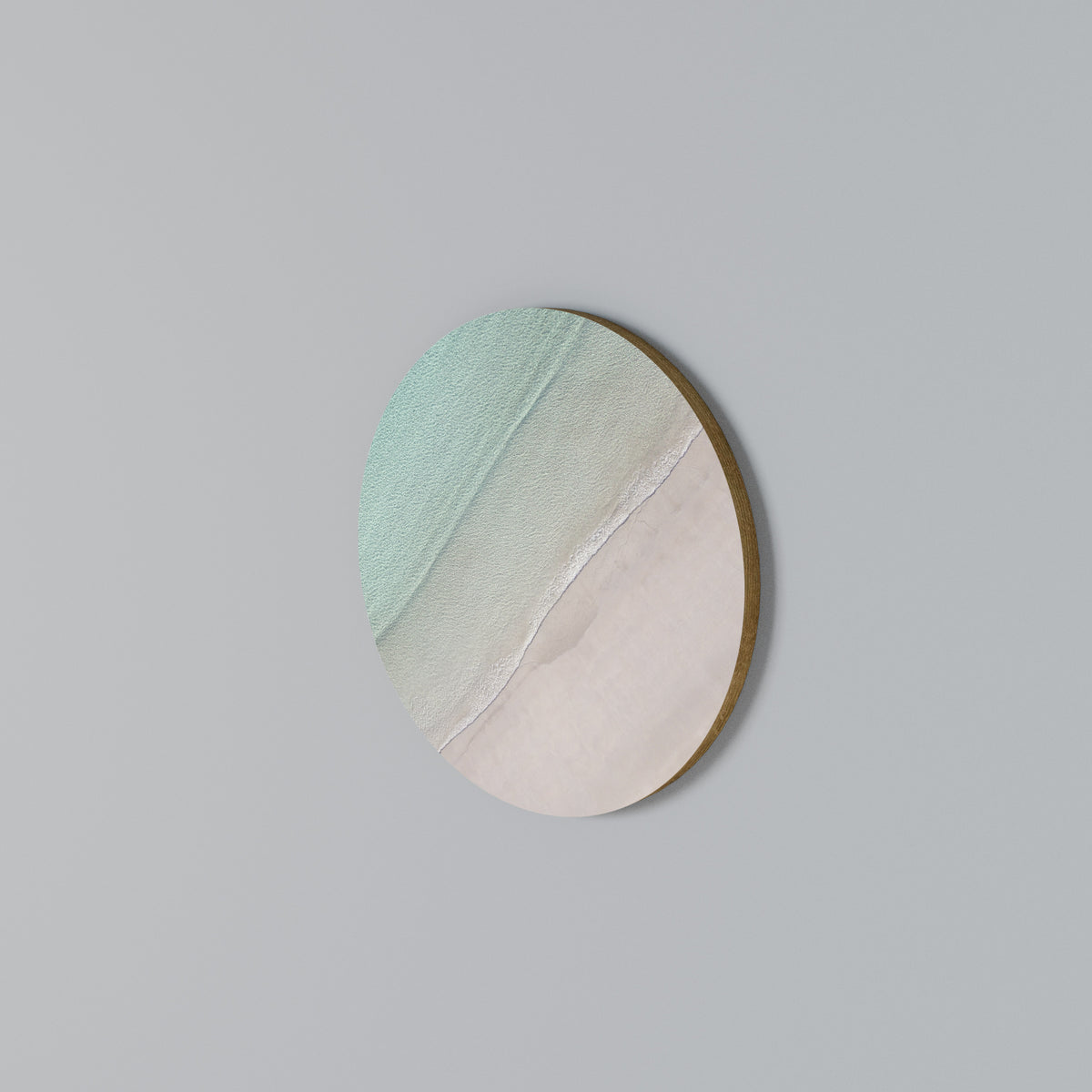 COASTAL CALM ARTISTRY Round Wall Art
