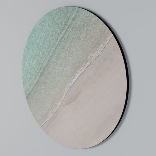 COASTAL CALM ARTISTRY Round Wall Art