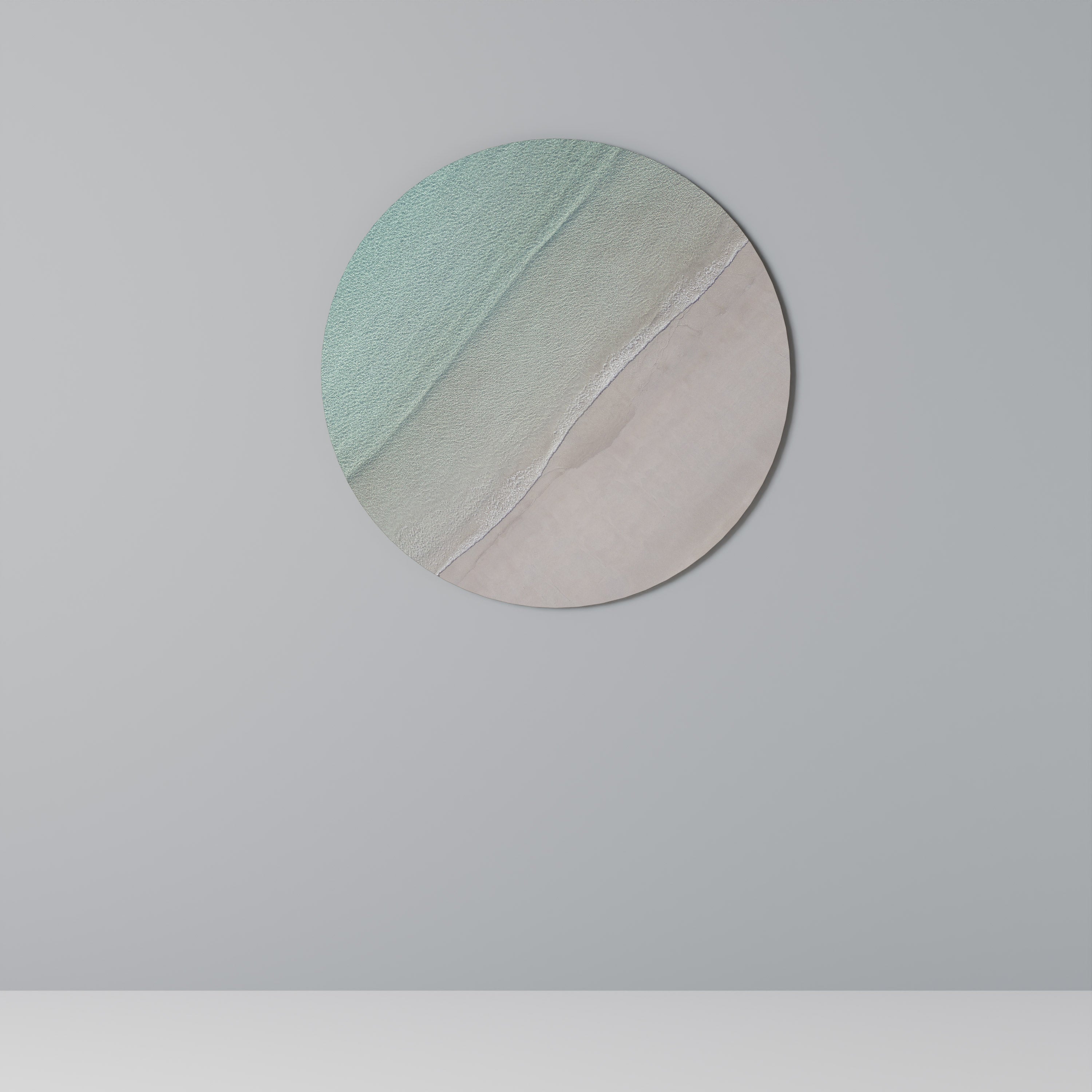 Art mural rond COASTAL CALM ARTISTRY