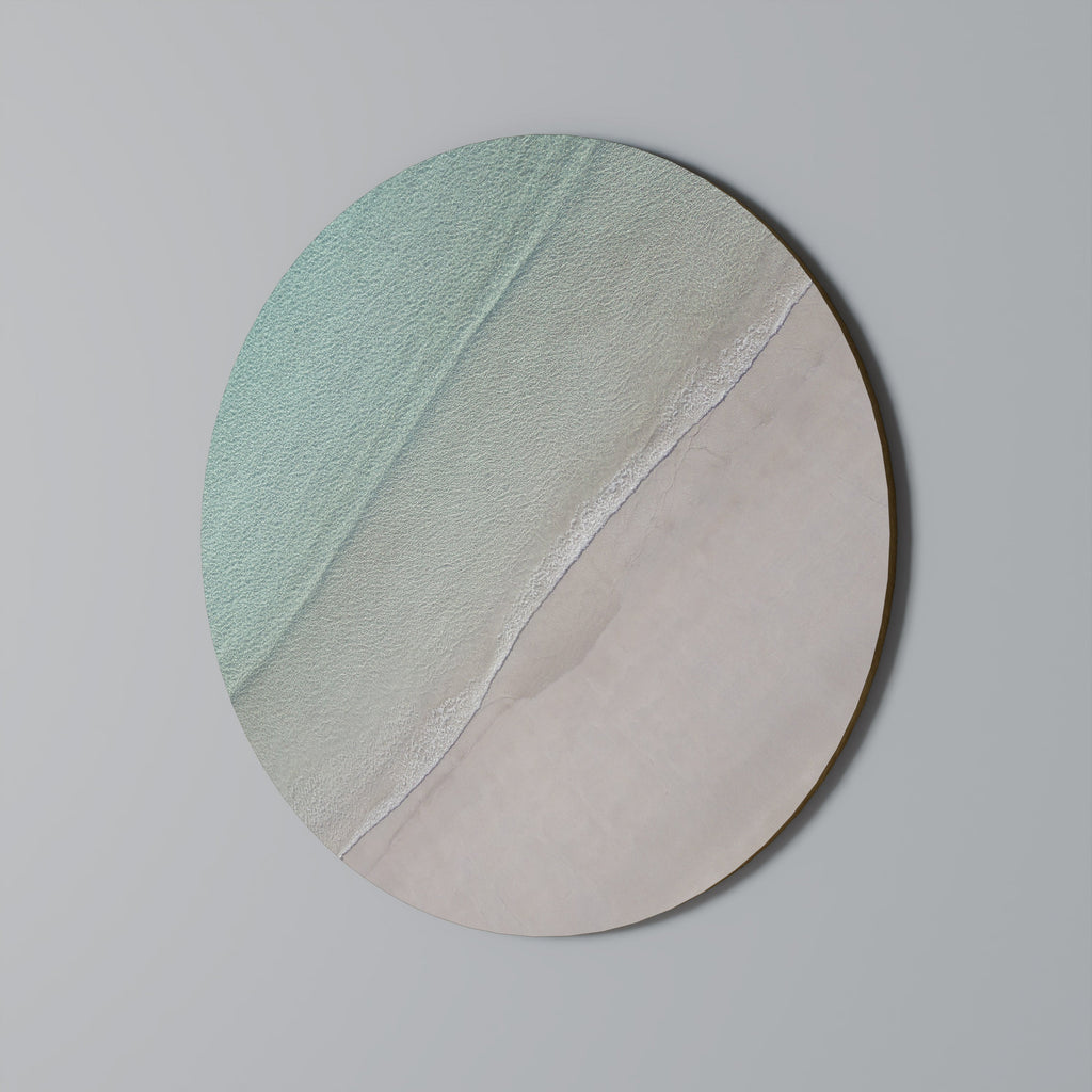 Art mural rond COASTAL CALM ARTISTRY