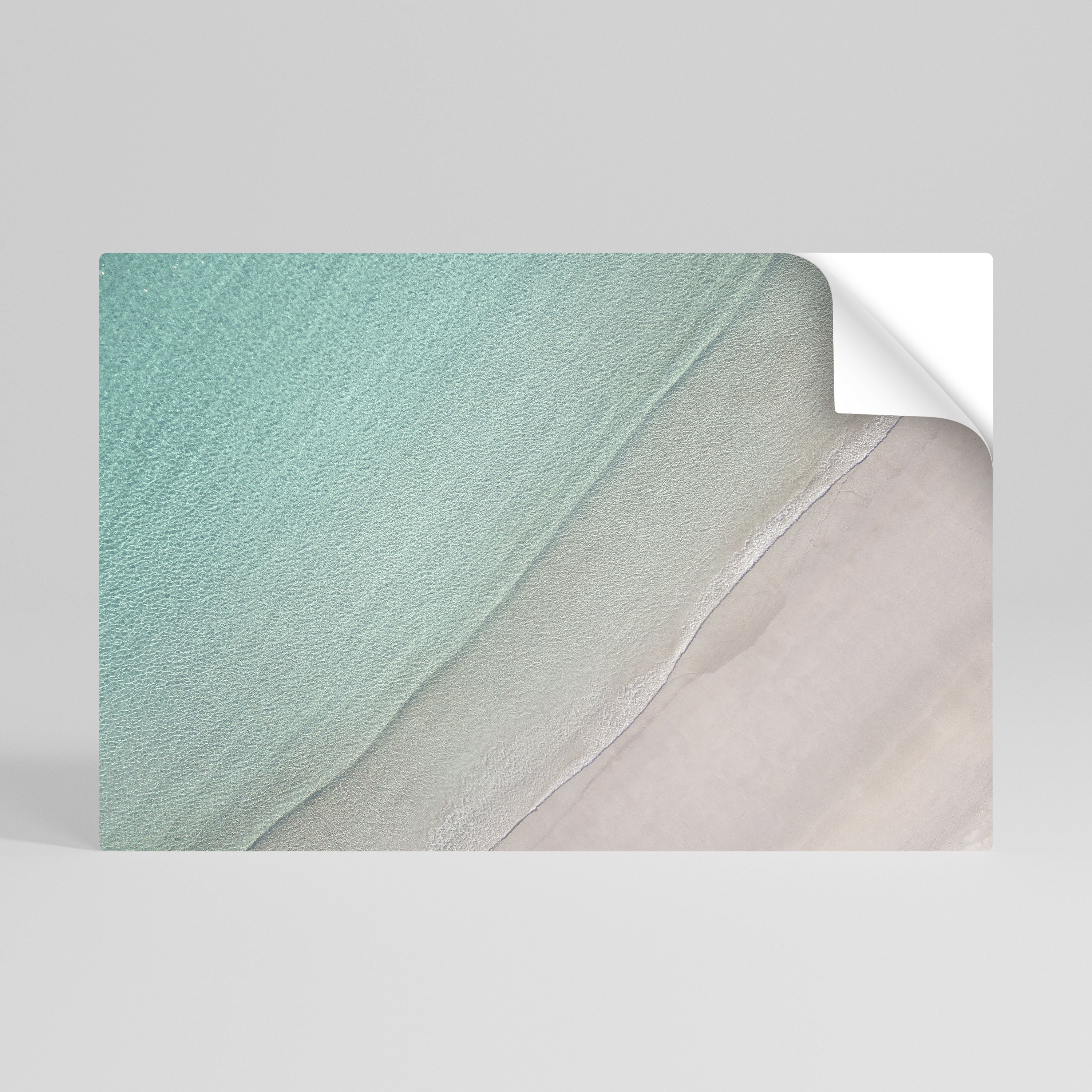 COASTAL CALM ARTISTRY Peel and Stick Horizontal Poster