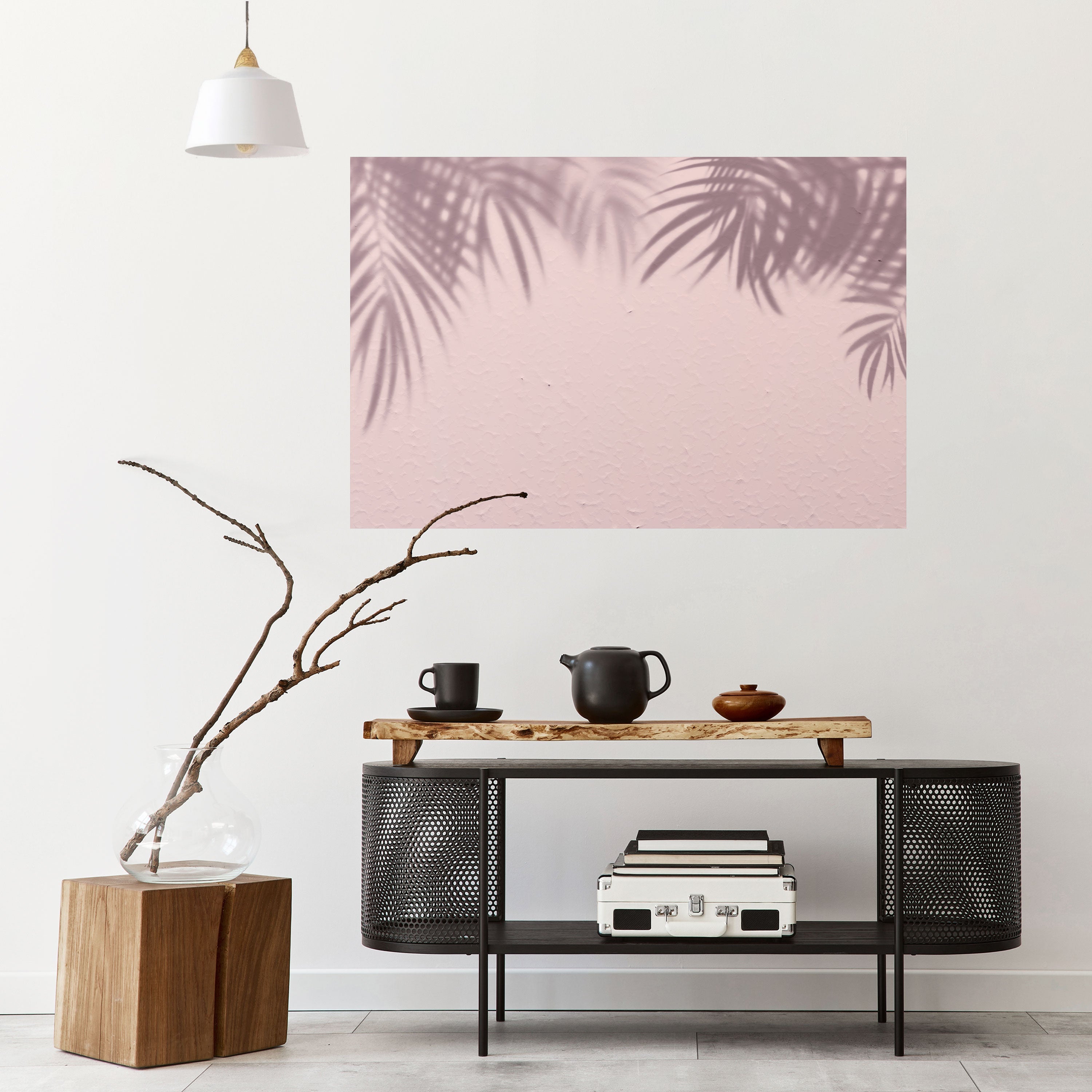 Affiche horizontale autocollante Palm Shadows Dance