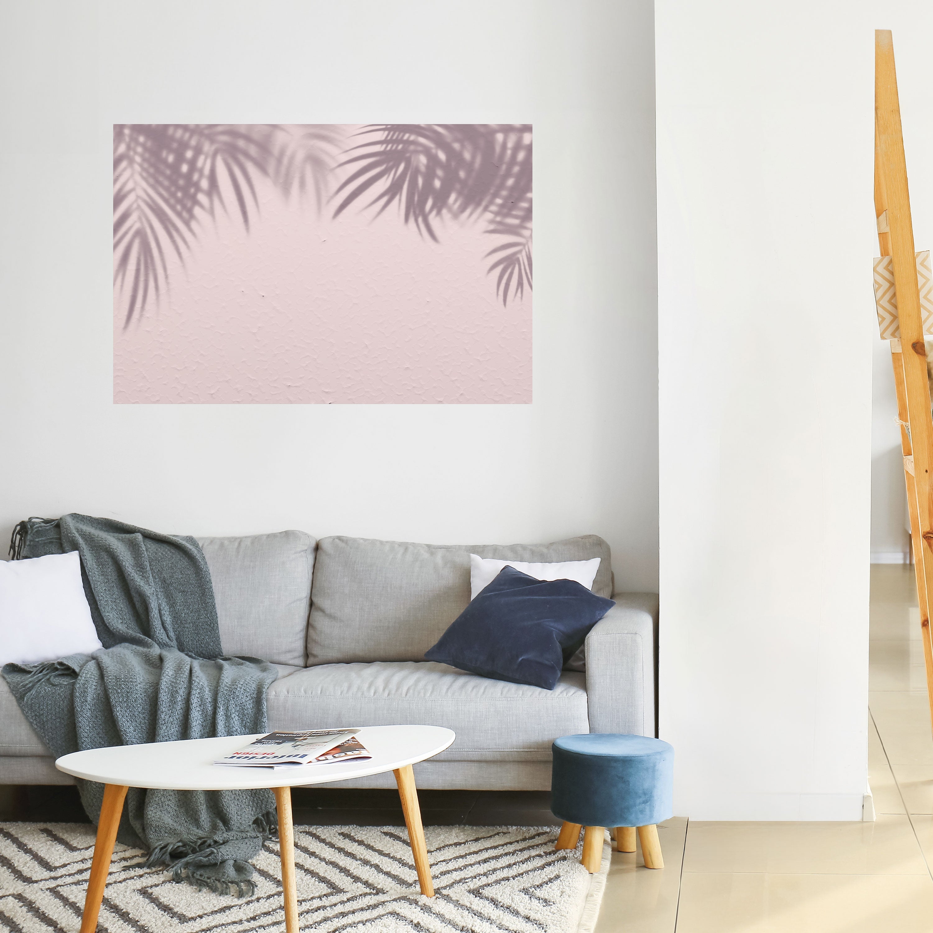 Affiche horizontale autocollante Palm Shadows Dance