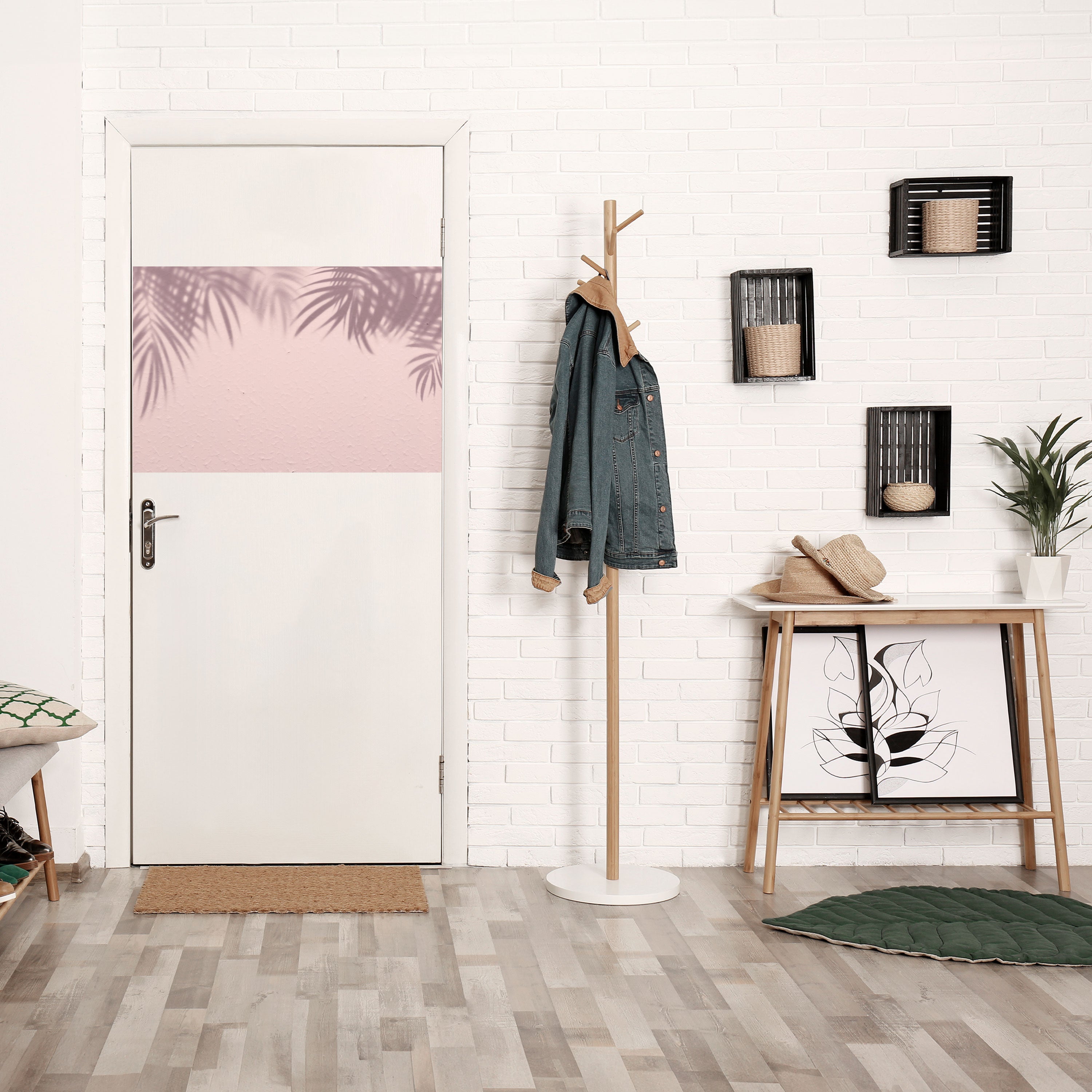 Affiche horizontale autocollante Palm Shadows Dance