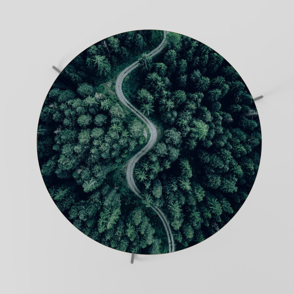 Table basse FORESTED SERPENTINE ROUTE 69