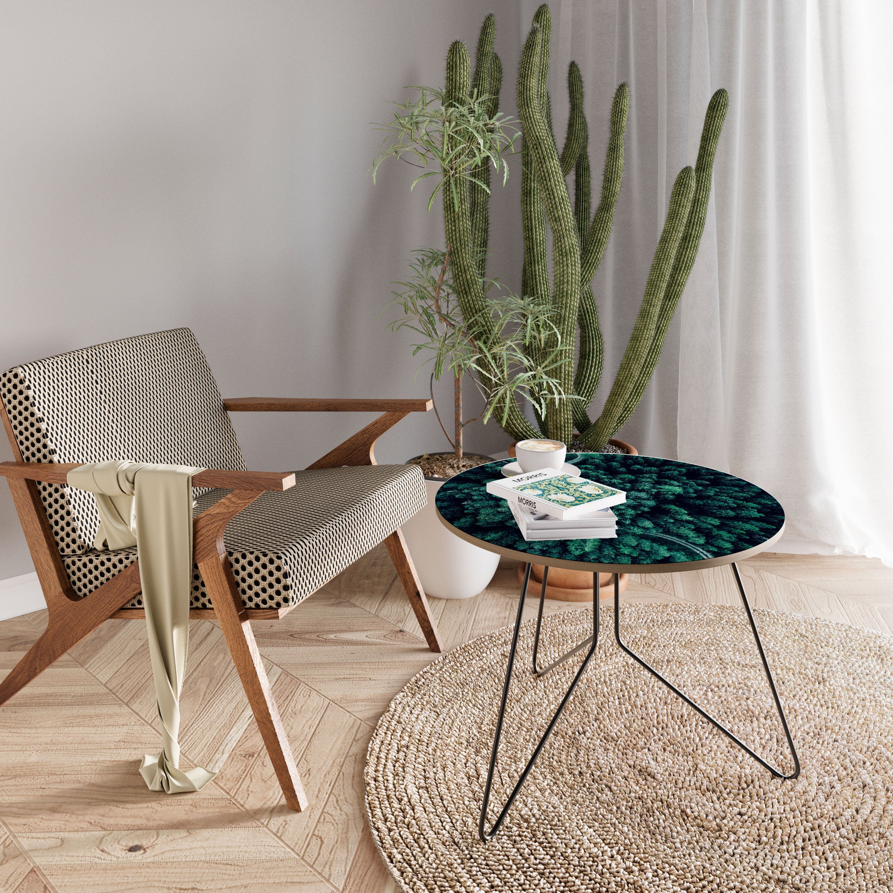 Table basse FORESTED SERPENTINE ROUTE 69