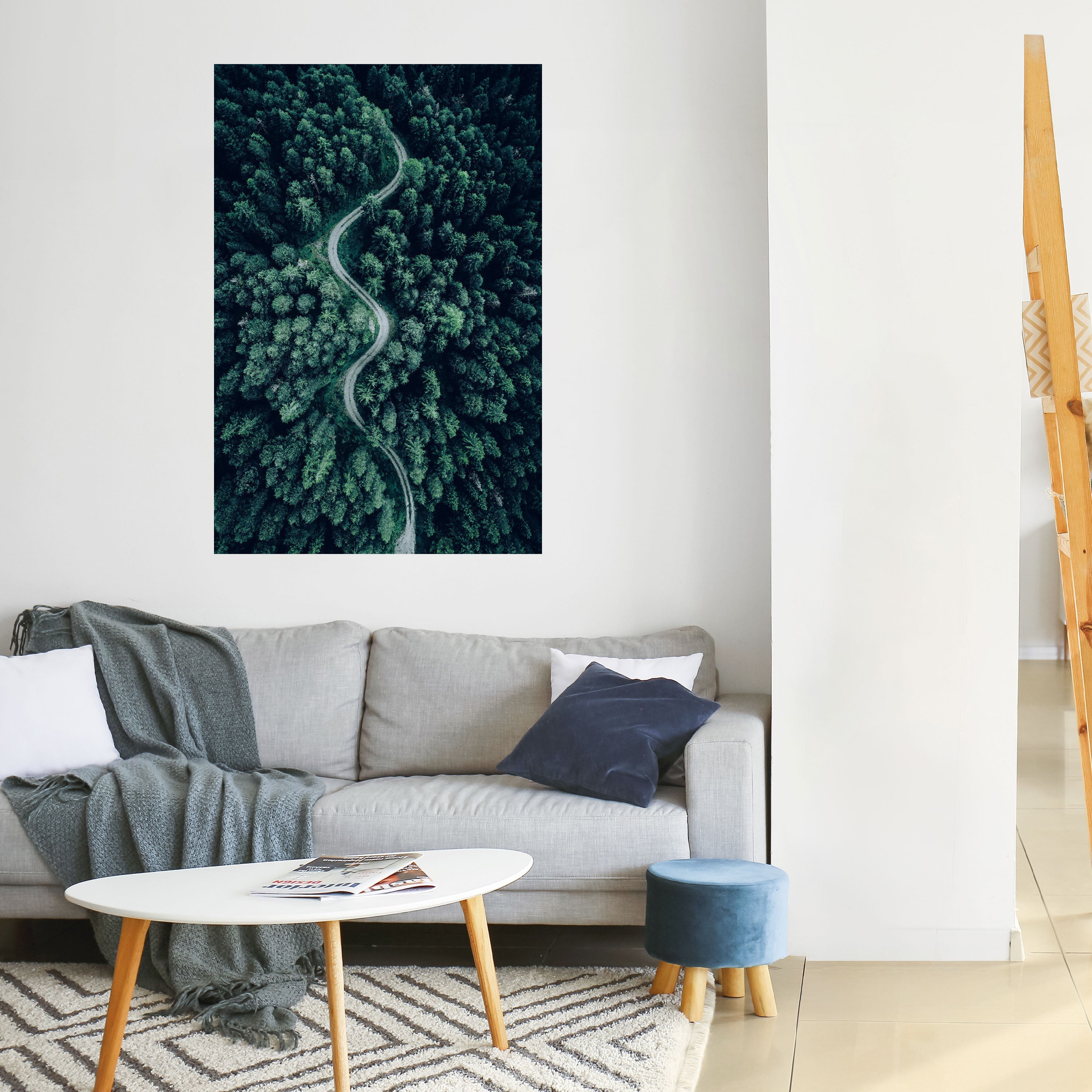 Affiche verticale autocollante « Route forestière des serpents »