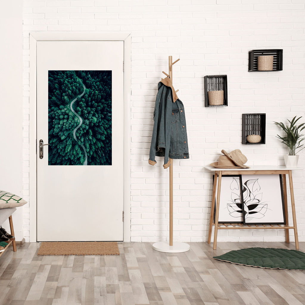 Affiche verticale autocollante « Route forestière des serpents »