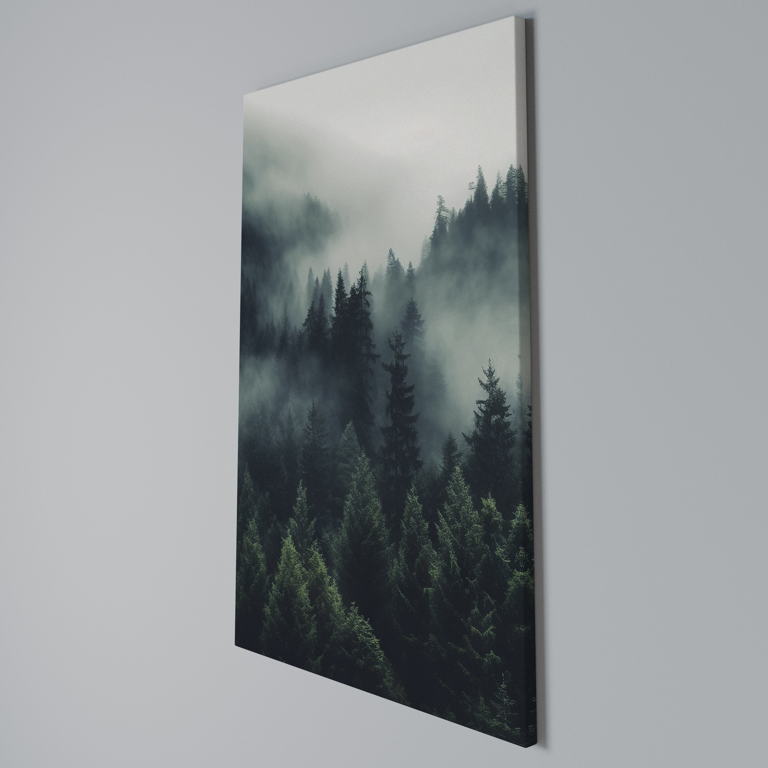 MYSTICAL FOREST WHISPERS Vertical Canvas Print