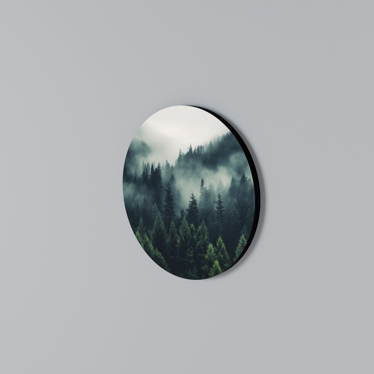 MYSTICAL FOREST WHISPERS Round Wall Art
