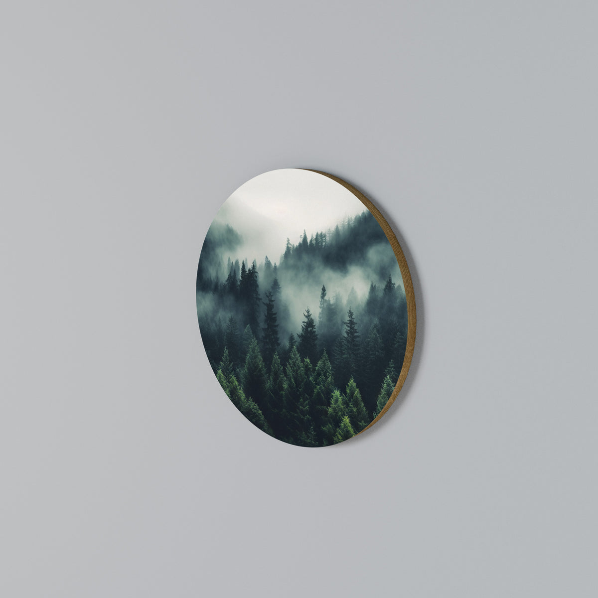 MYSTICAL FOREST WHISPERS Round Wall Art