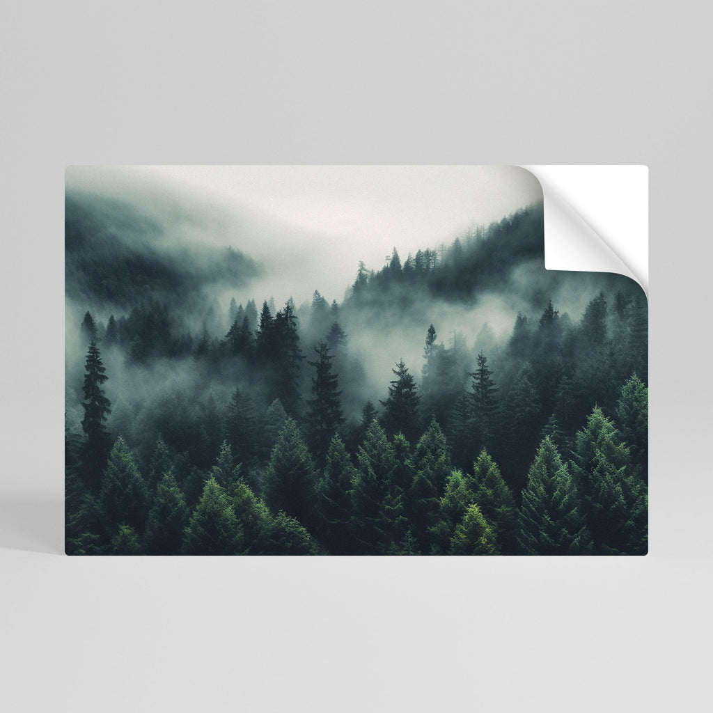 MYSTICAL FOREST WHISPERS Peel and Stick Horizontal Poster