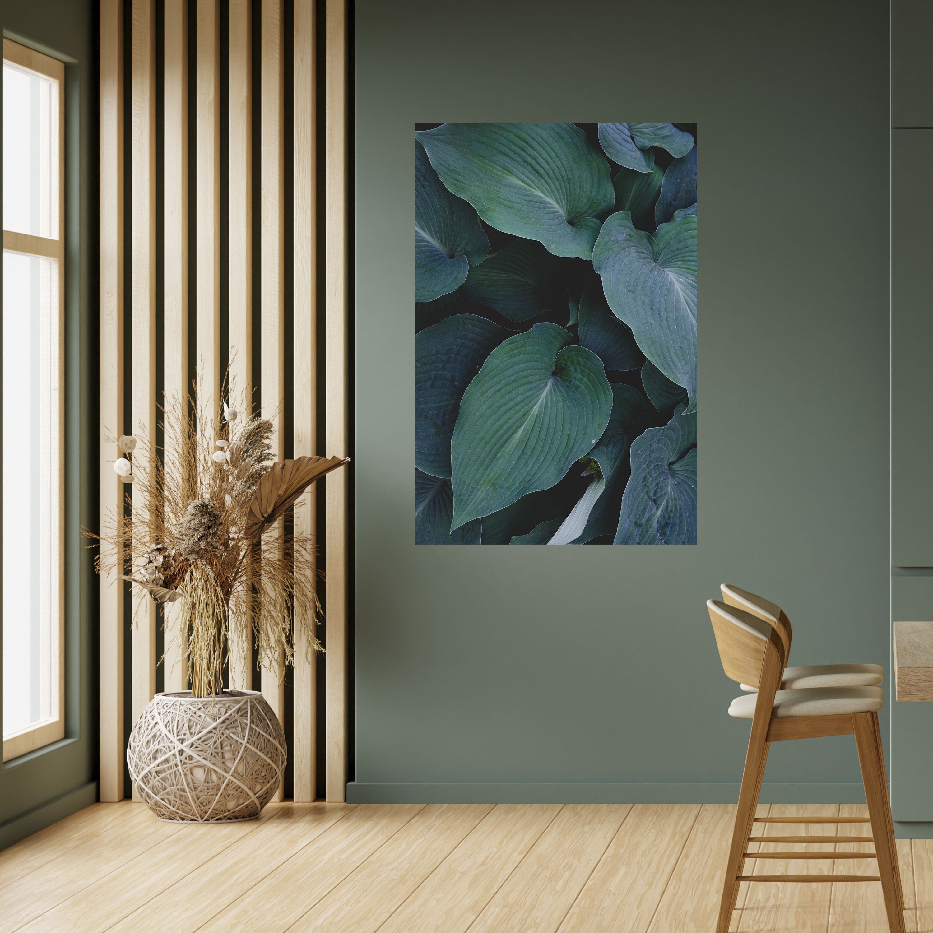 Affiche verticale autocollante « Danse du feuillage enchanté »