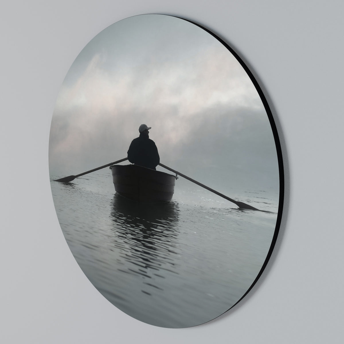 SAIL INTO THE UNKNOWN Round Wall Art