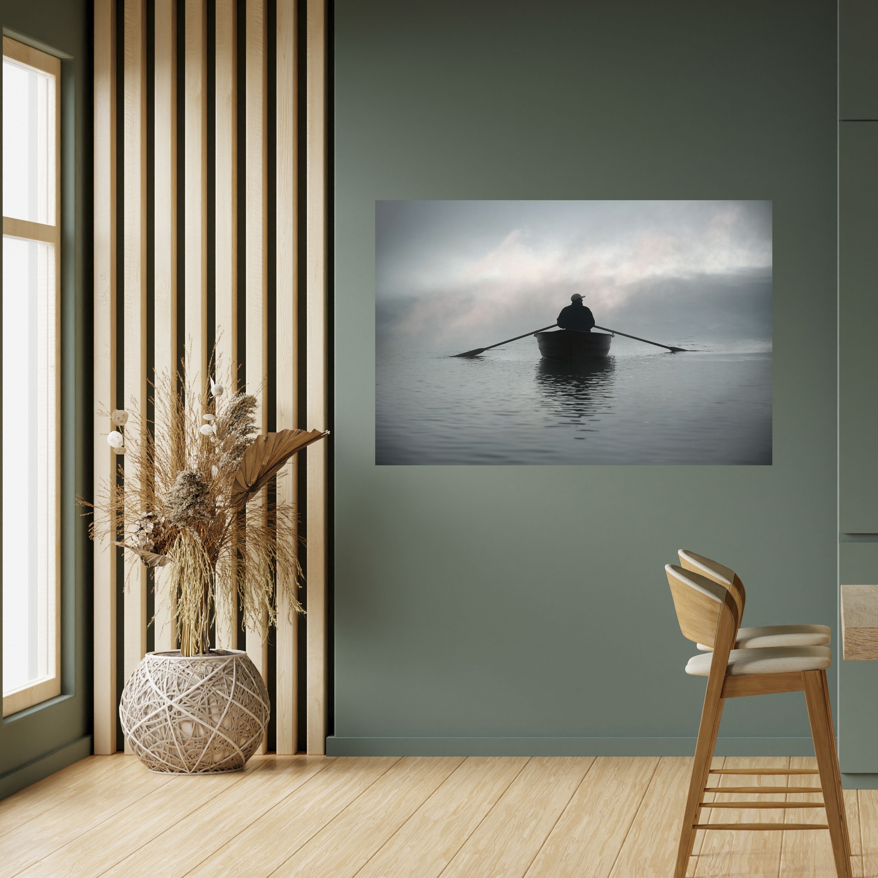 Affiche horizontale autocollante « NAVIGUEZ VERS L'INCONNU »