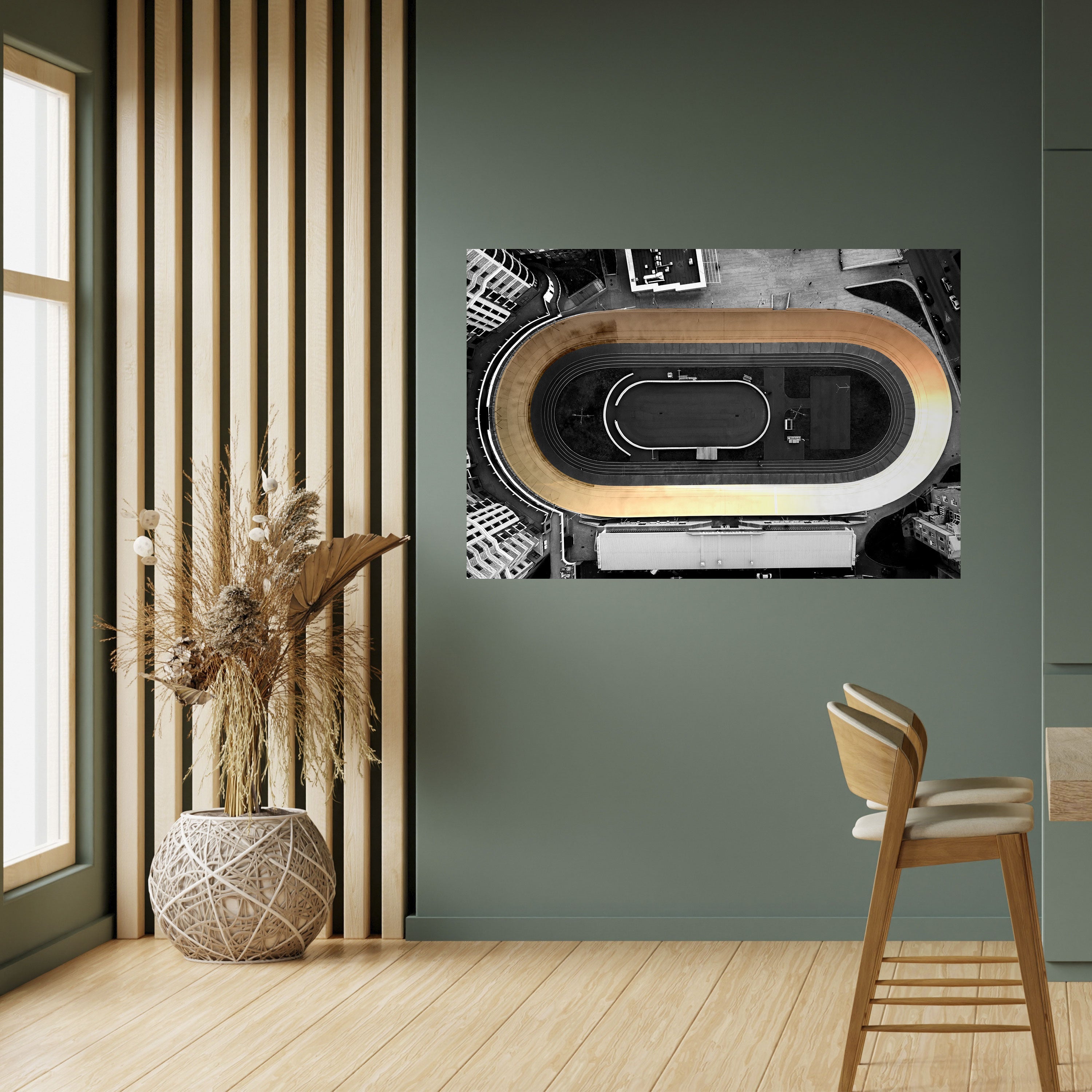 Affiche horizontale autocollante EDGE OF THE TRACK