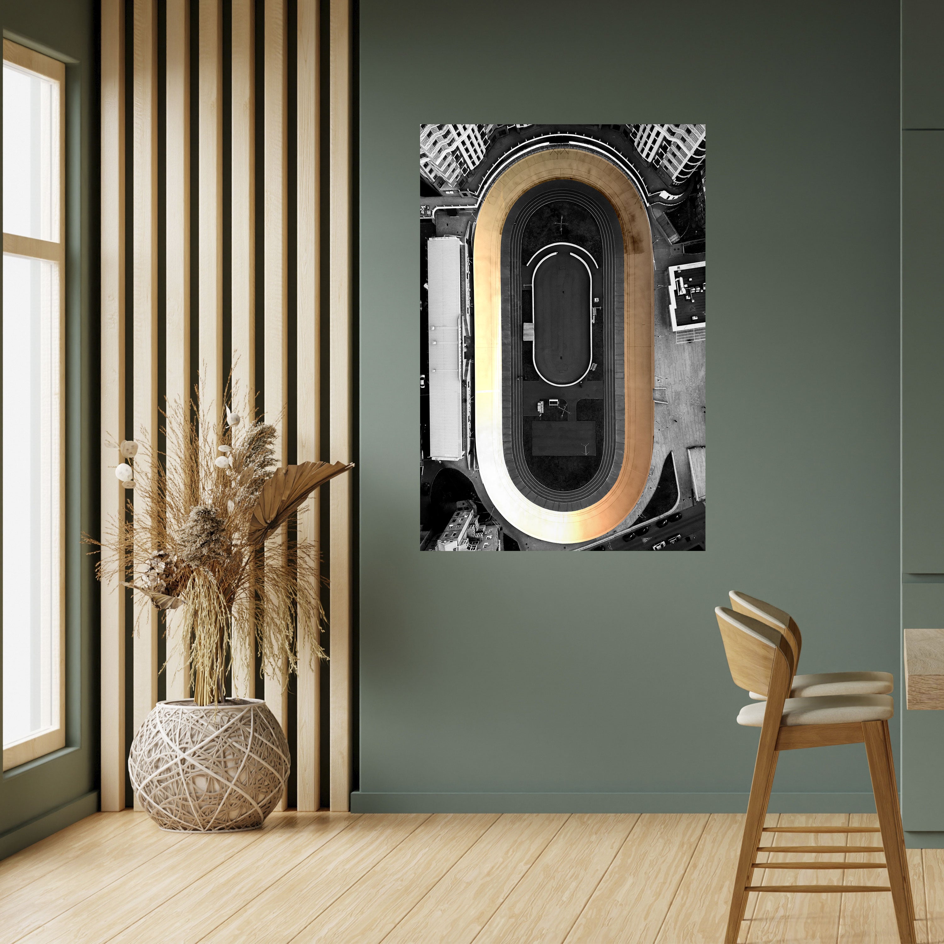 Affiche verticale autocollante EDGE OF THE TRACK