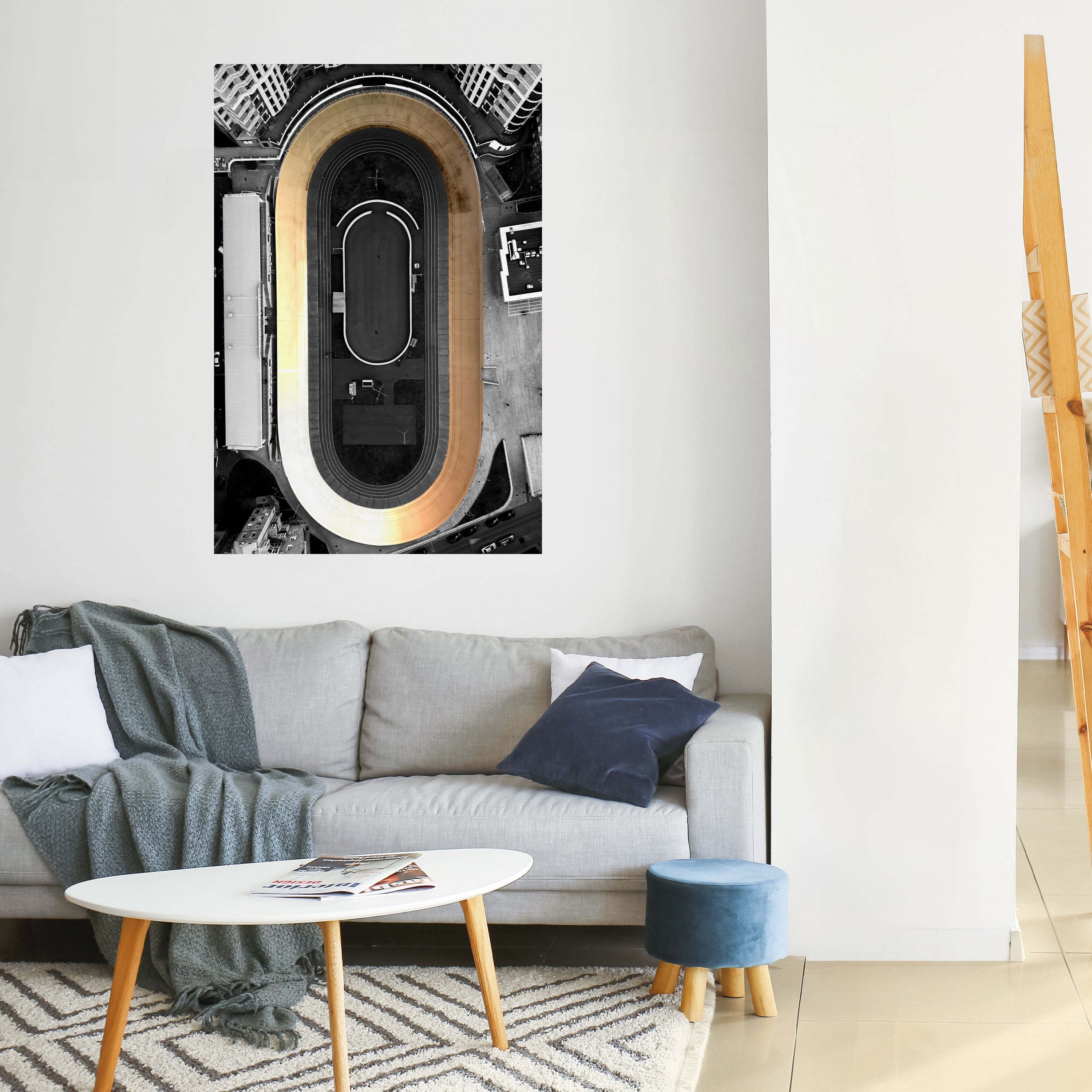 Affiche verticale autocollante EDGE OF THE TRACK