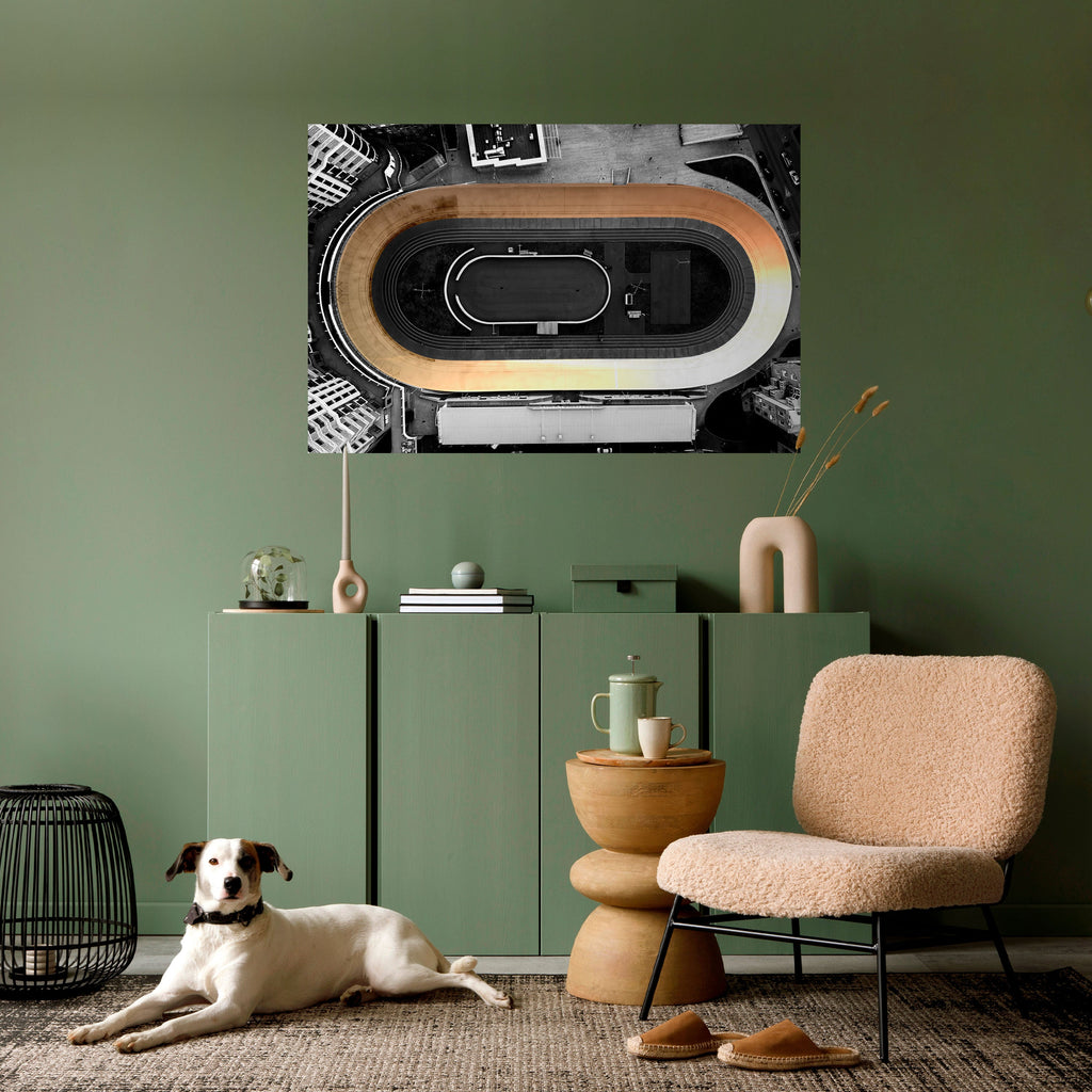 Affiche horizontale autocollante EDGE OF THE TRACK