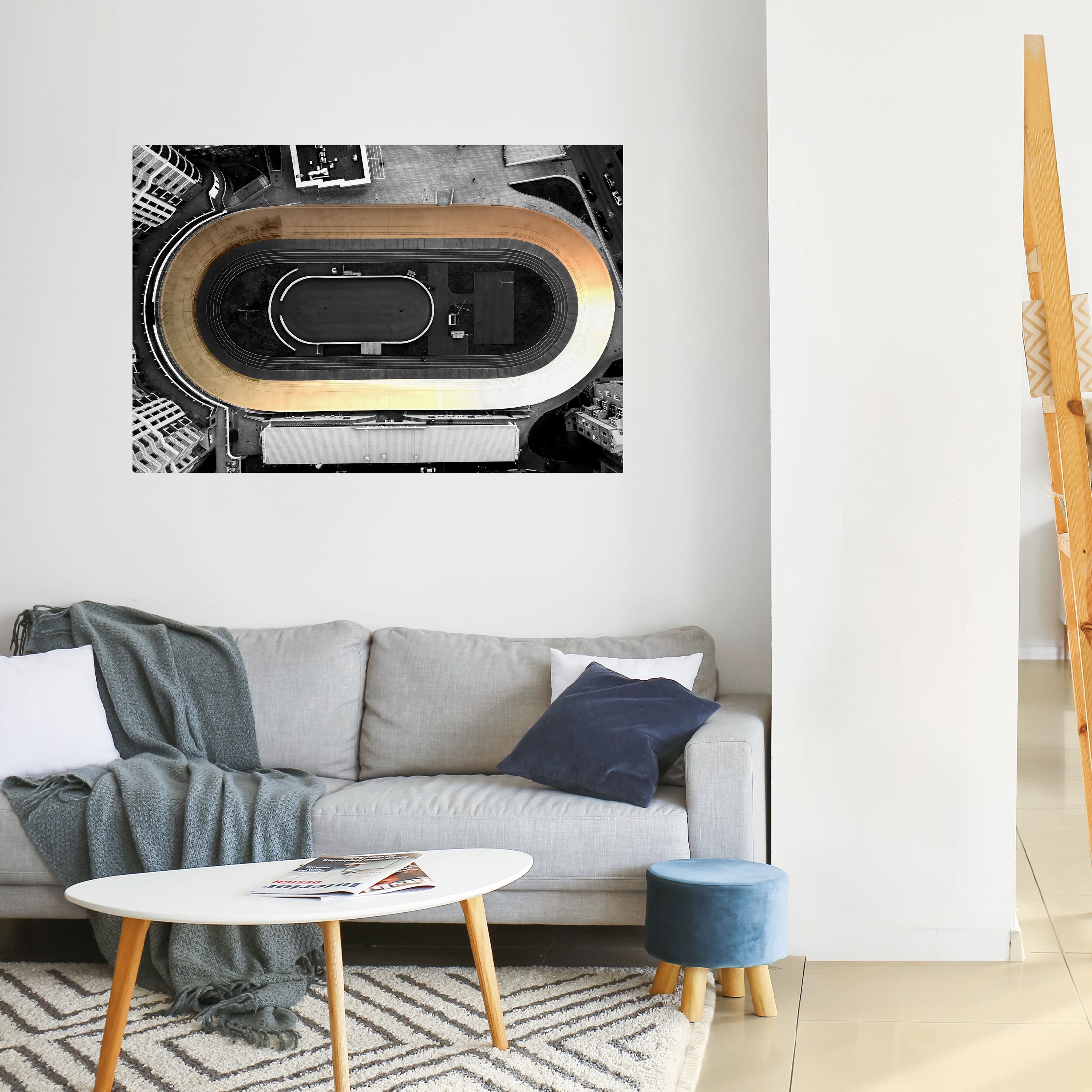 Affiche horizontale autocollante EDGE OF THE TRACK