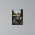 TRANQUIL LAKE JOURNEY Vertical Canvas Print
