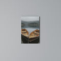 HARMONY OF BOATS Vertical Canvas Print