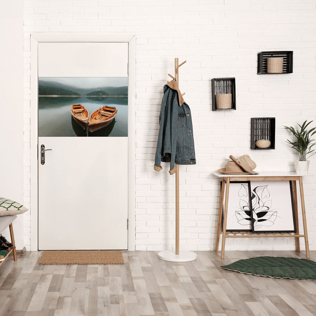 HARMONY OF BOATS Peel and Stick Horizontal Poster