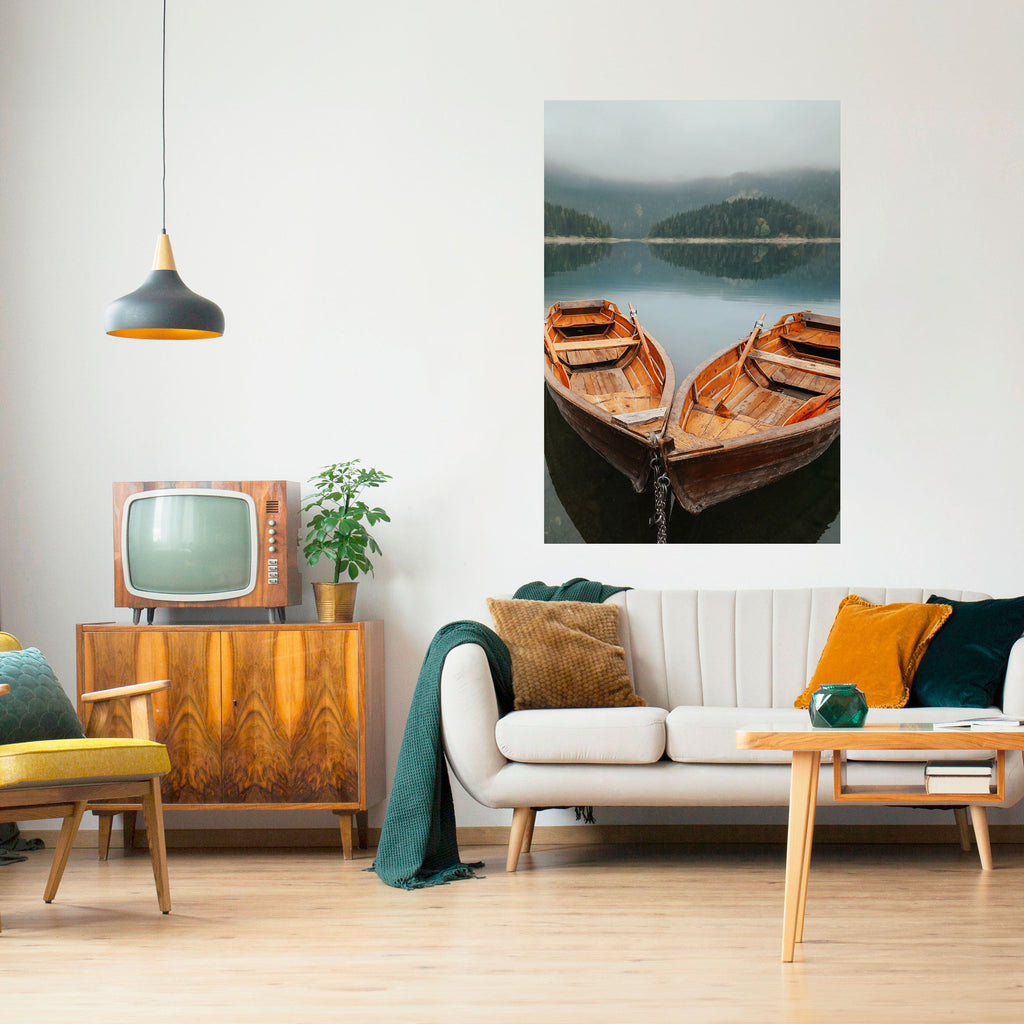 Affiche verticale autocollante « HARMONY OF BOATS »