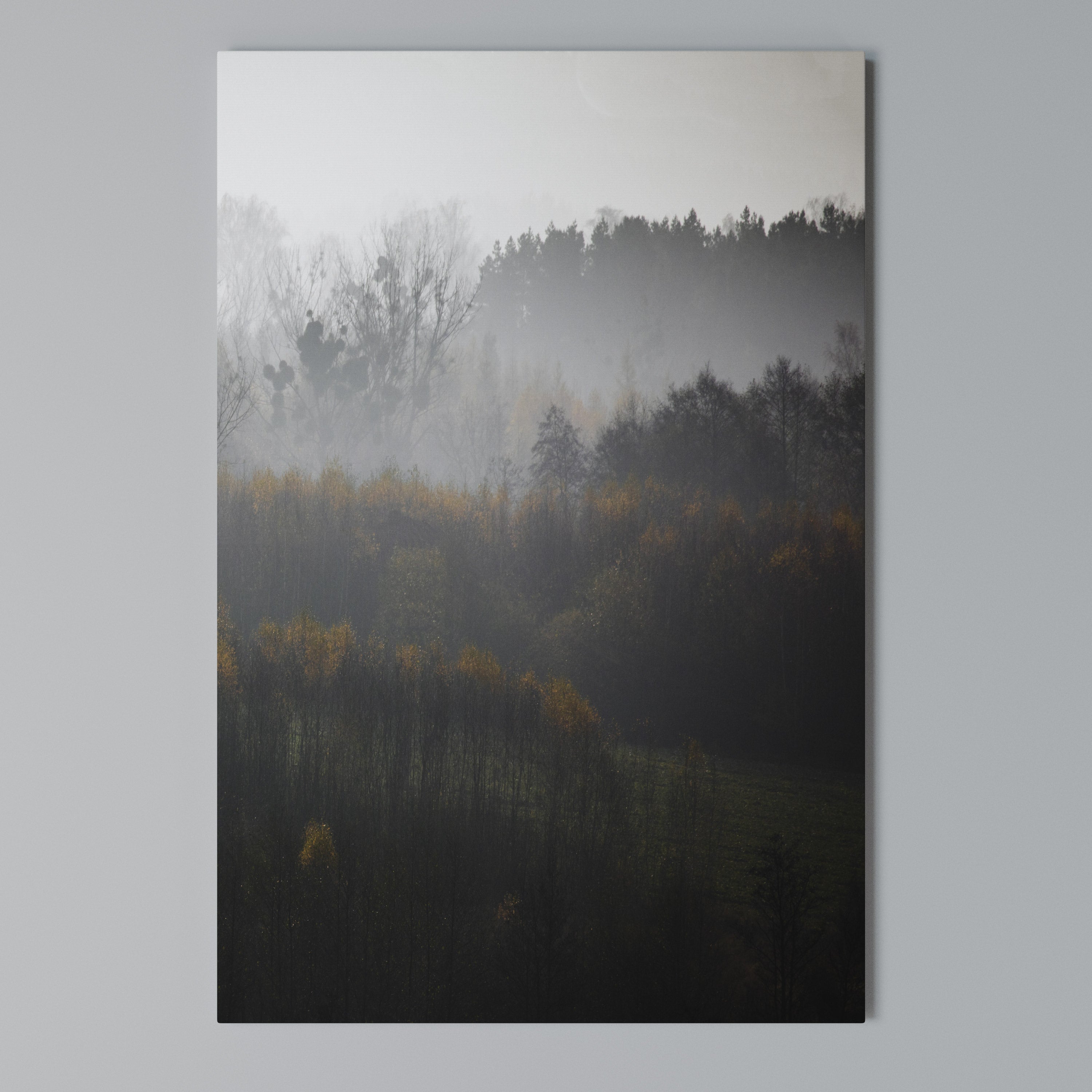 AUTUMNAL HAZE Vertical Canvas Print