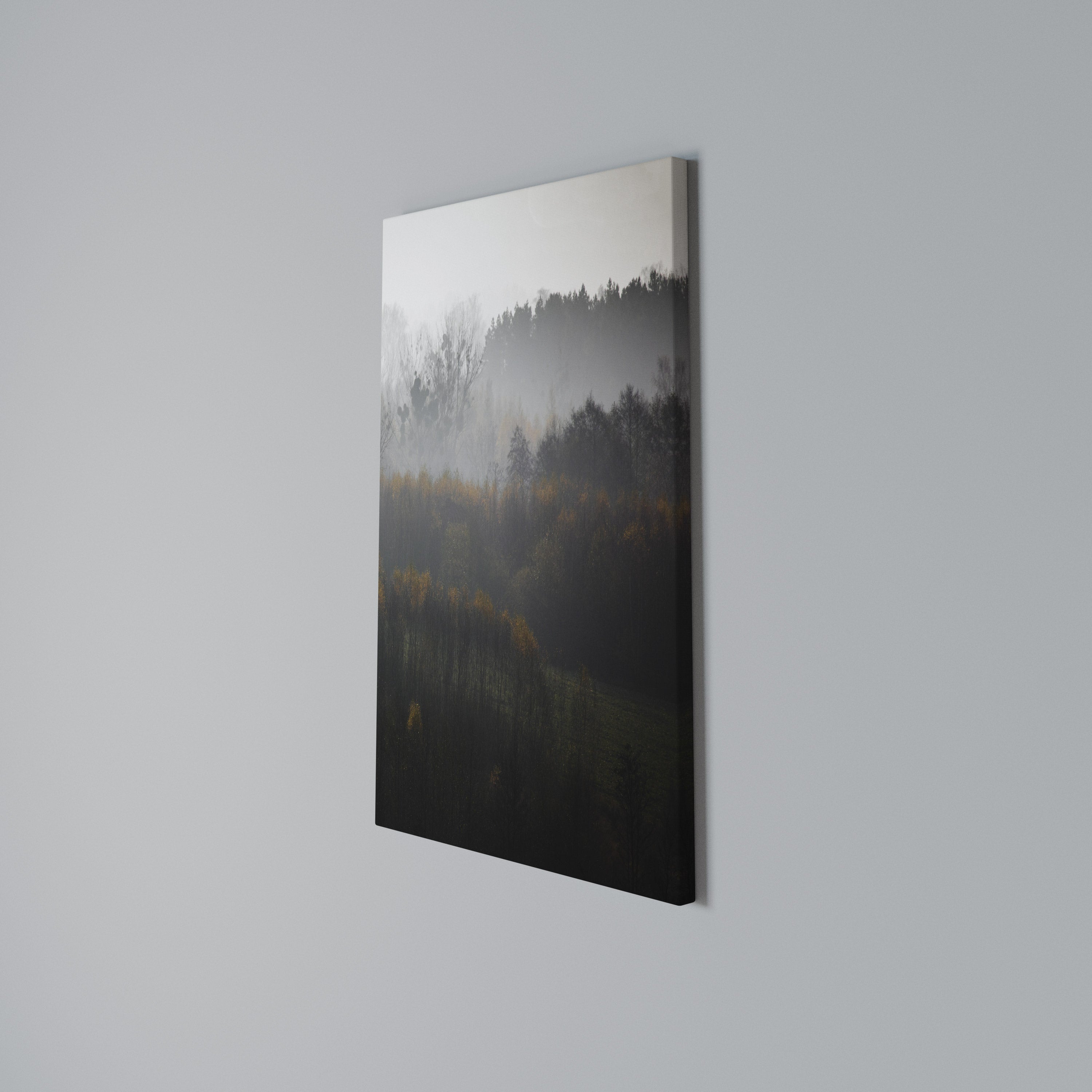 AUTUMNAL HAZE Vertical Canvas Print