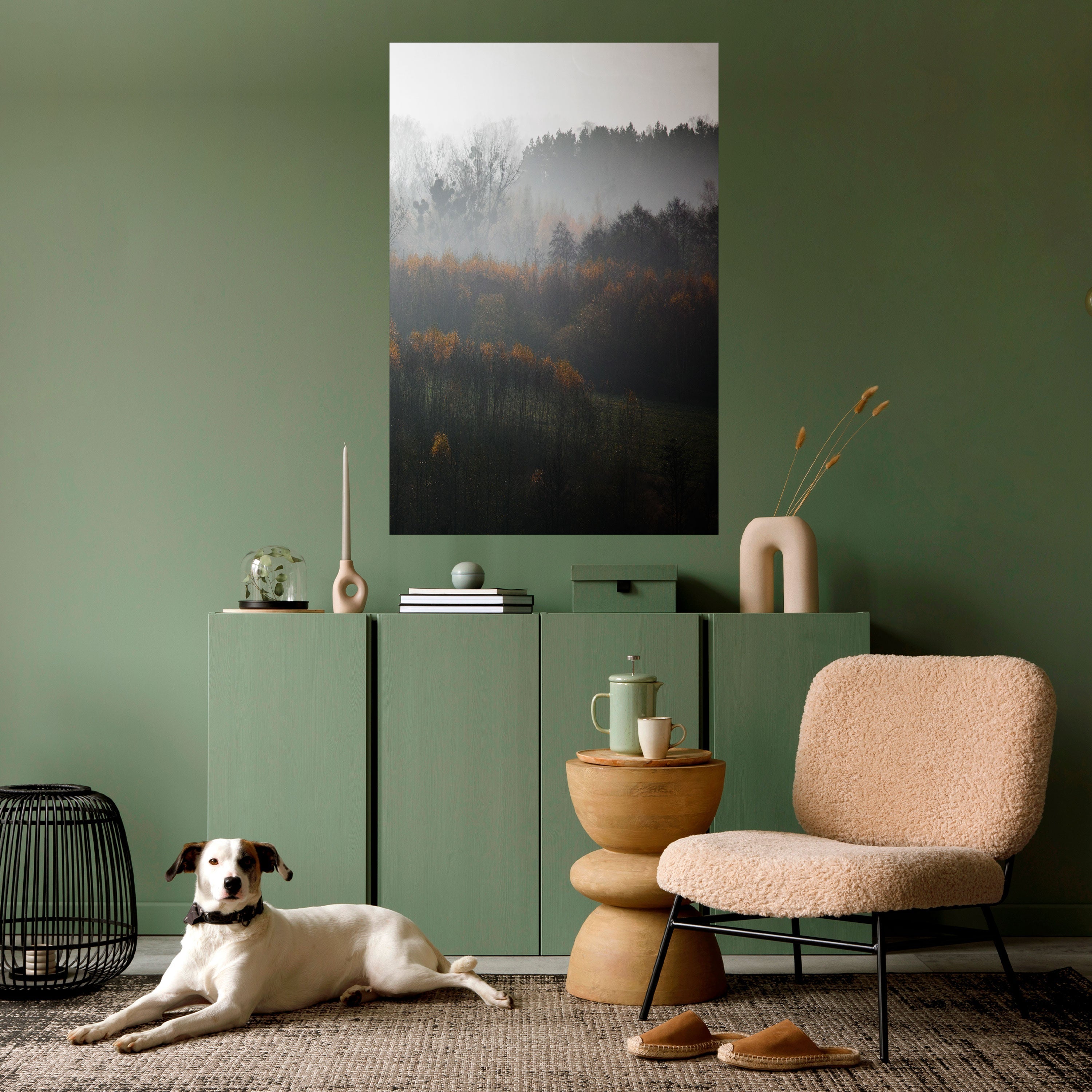 Affiche verticale autocollante AUTUMNAL HAZE