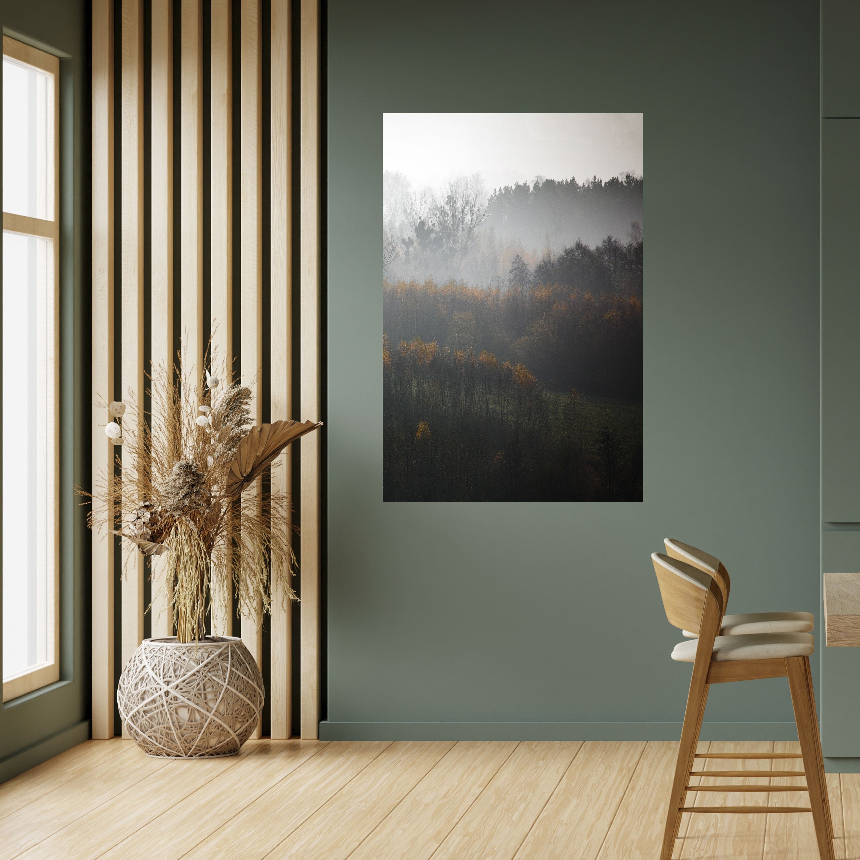 Affiche verticale autocollante AUTUMNAL HAZE