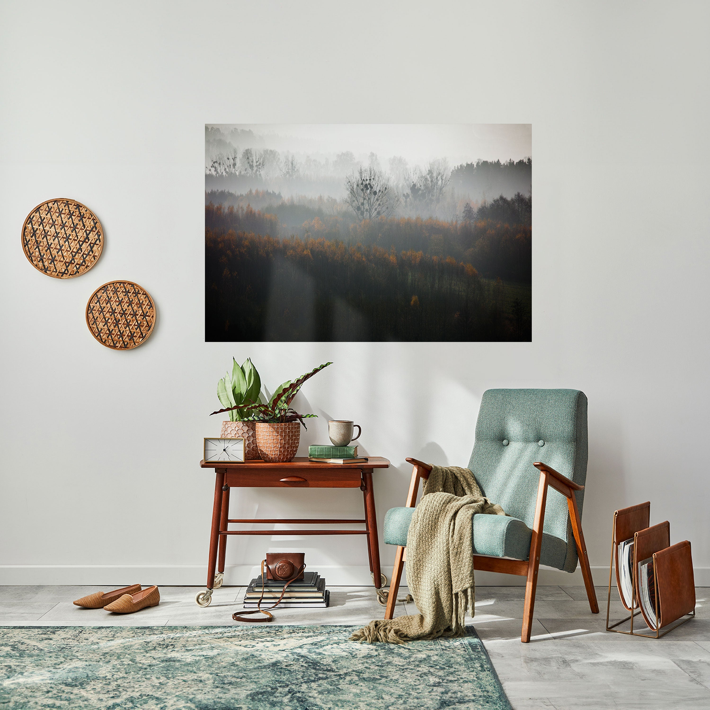 Affiche horizontale autocollante AUTUMNAL HAZE