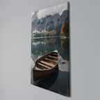 MOUNTAINSIDE REFLECTIONS Vertical Canvas Print