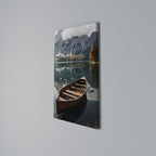 MOUNTAINSIDE REFLECTIONS Vertical Canvas Print