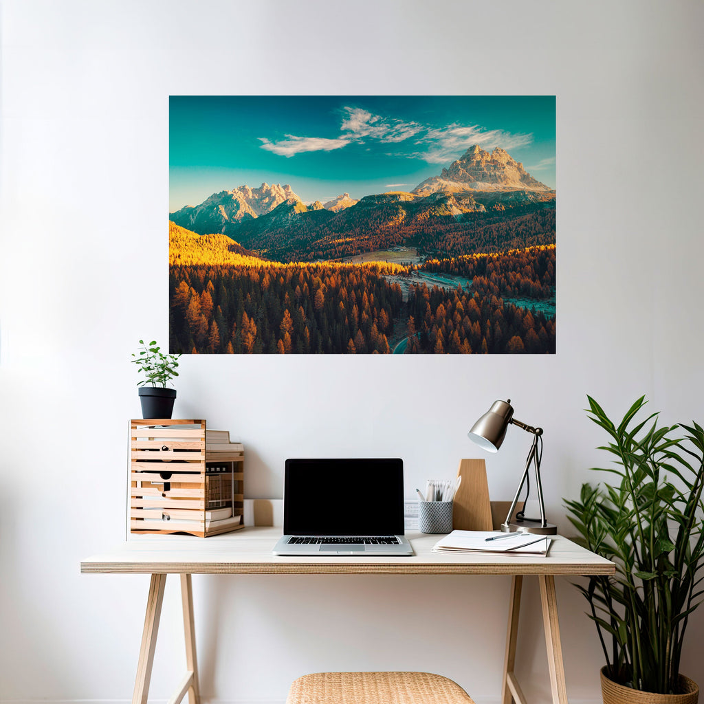 DREAMLAND ESCAPE Peel and Stick Horizontal Poster