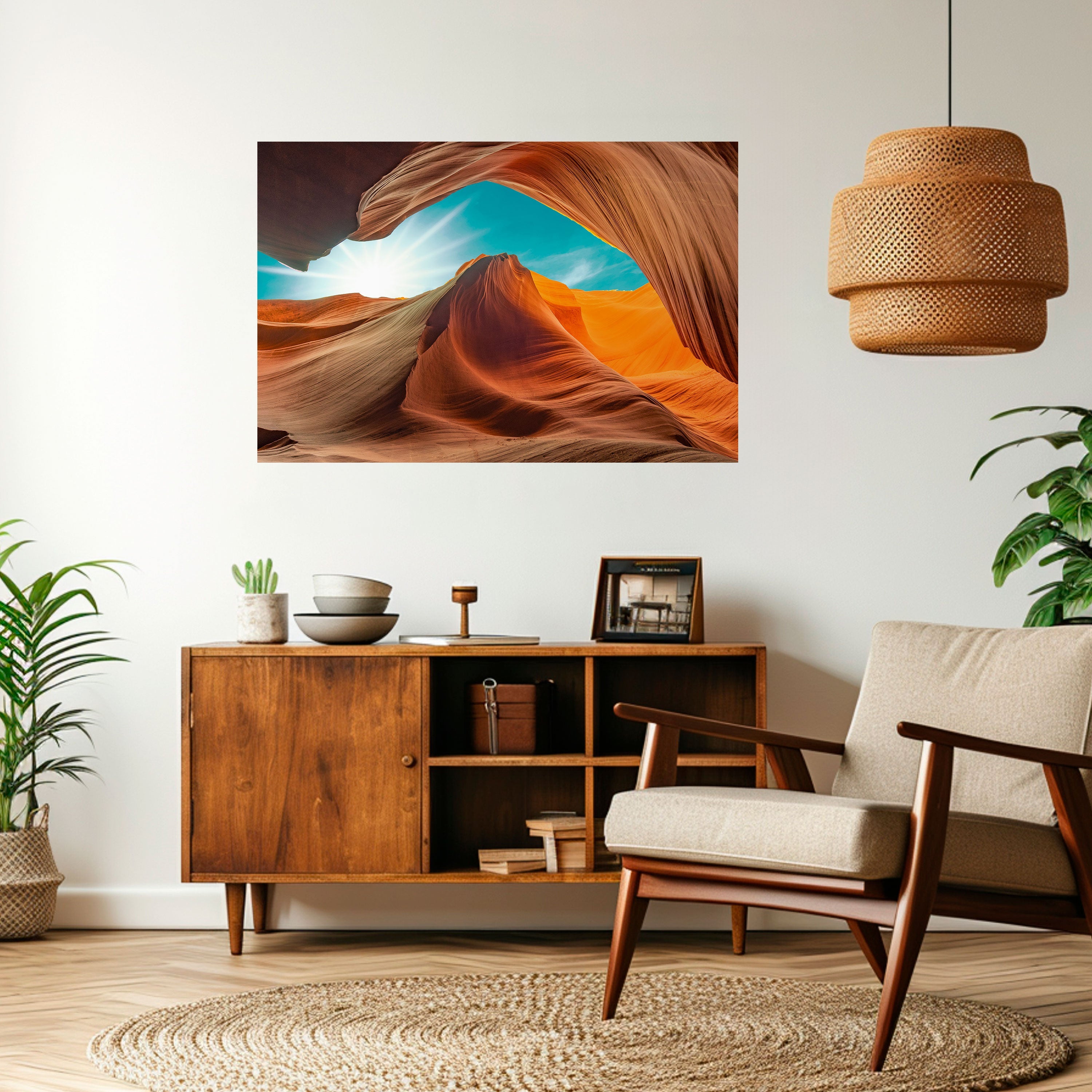 Affiche horizontale autocollante THE CANYON'S WHISPER