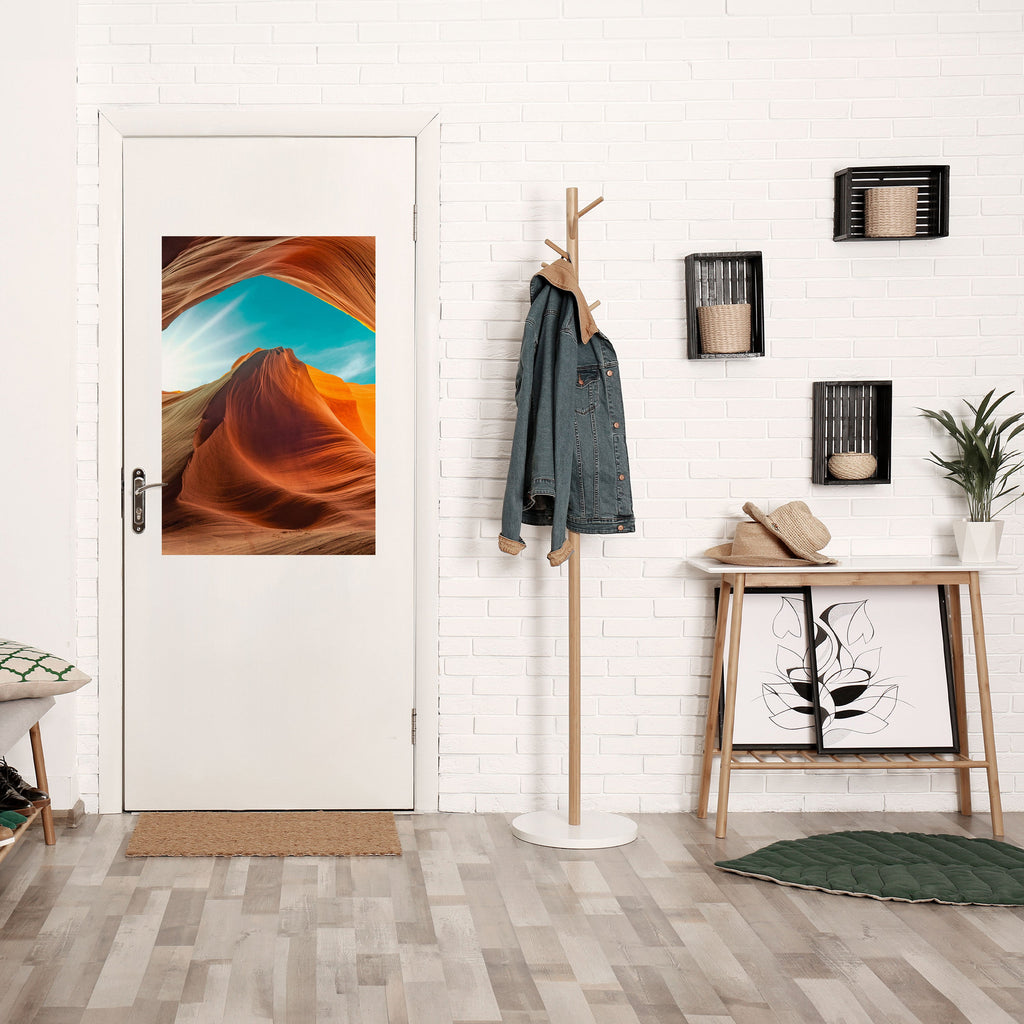 Affiche verticale autocollante « LE MURMURE DU CANYON »