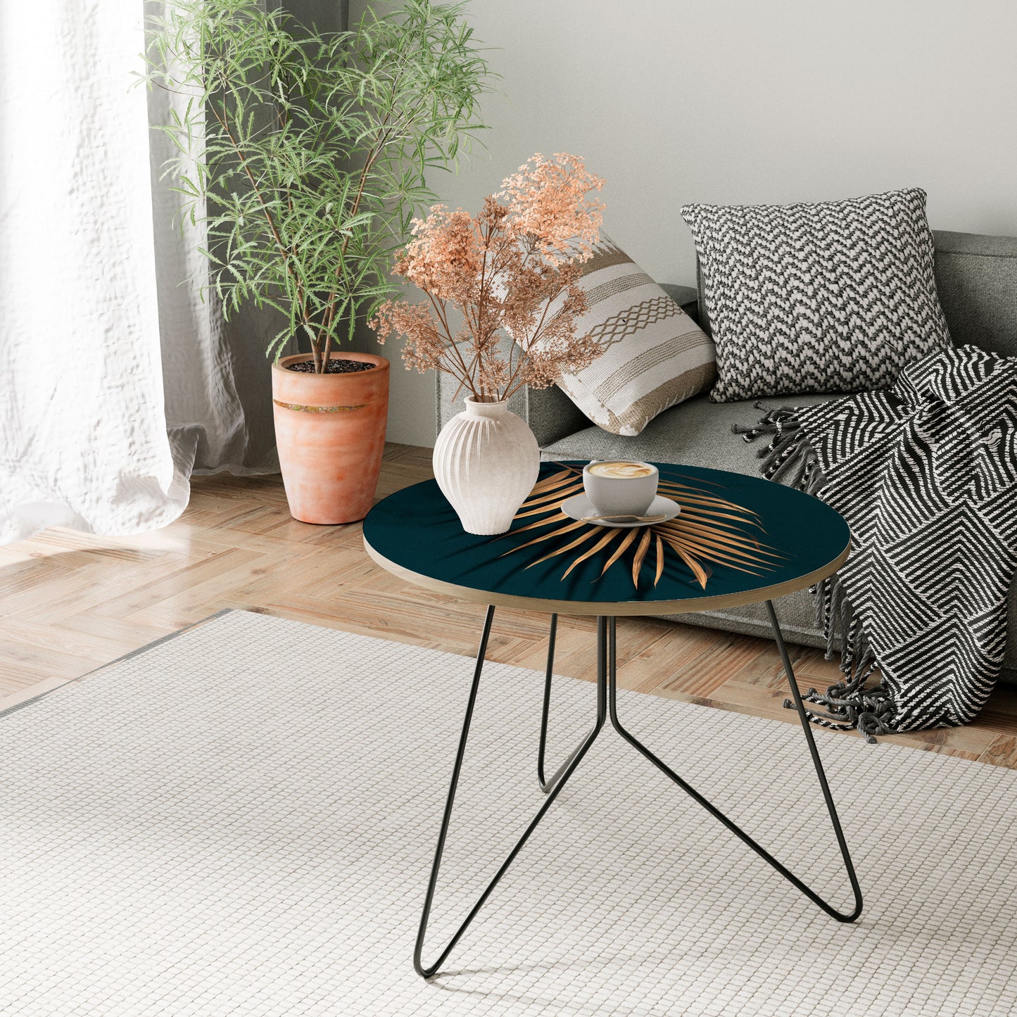 GOLDEN PALM WHISPERS Coffee Table