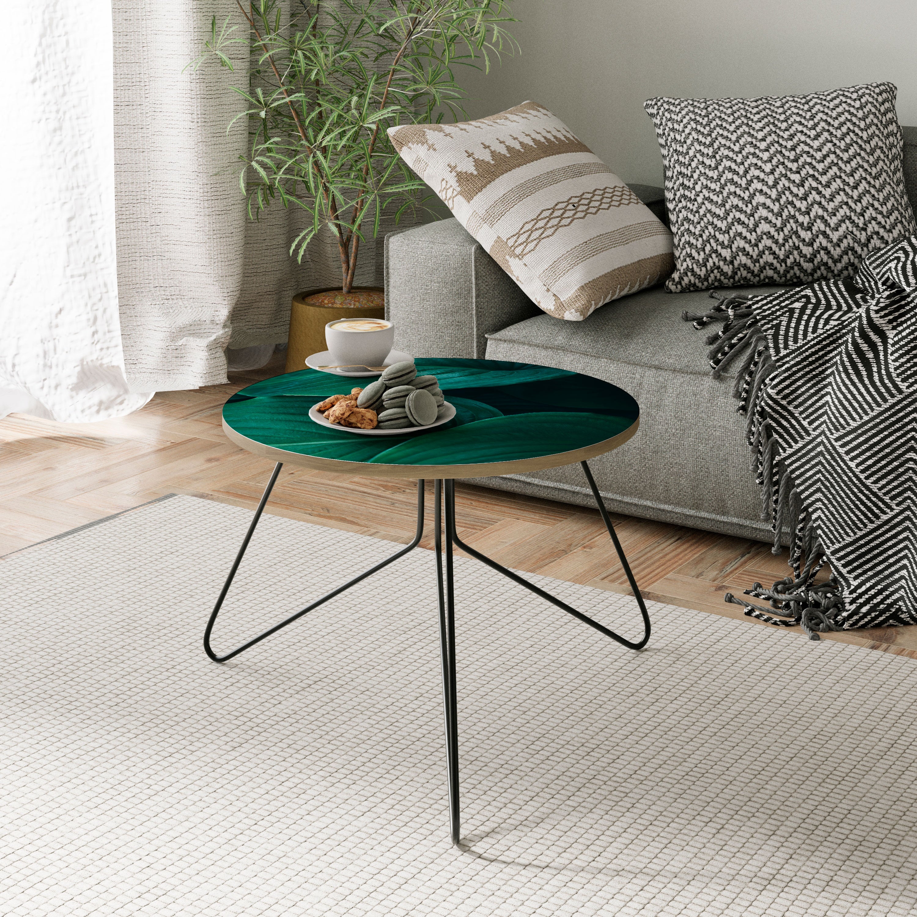 SUBTLE BOTANICAL HUES Coffee Table