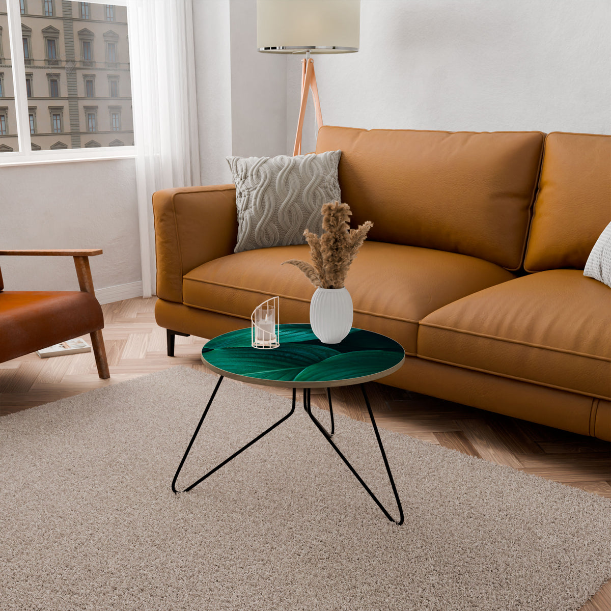 SUBTLE BOTANICAL HUES Coffee Table