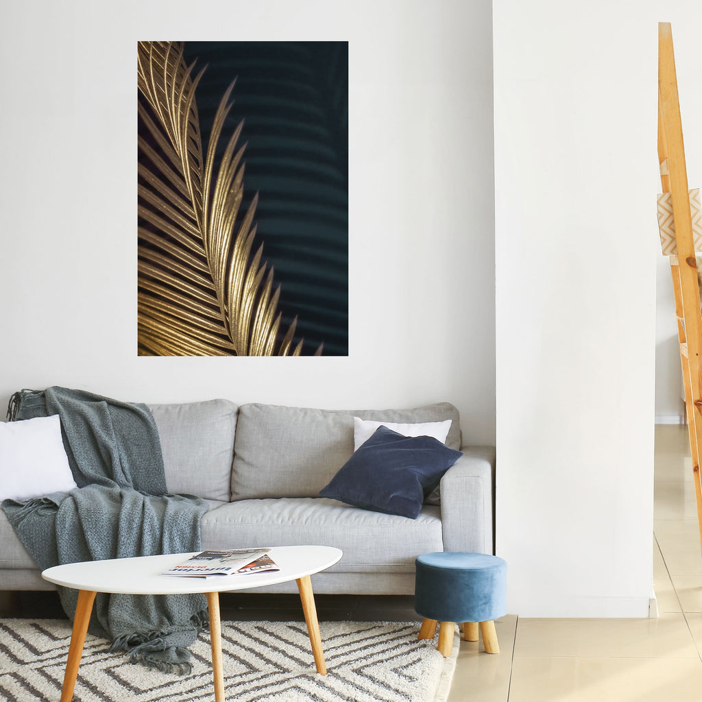 Affiche verticale autocollante LUXE LEAF DANCE