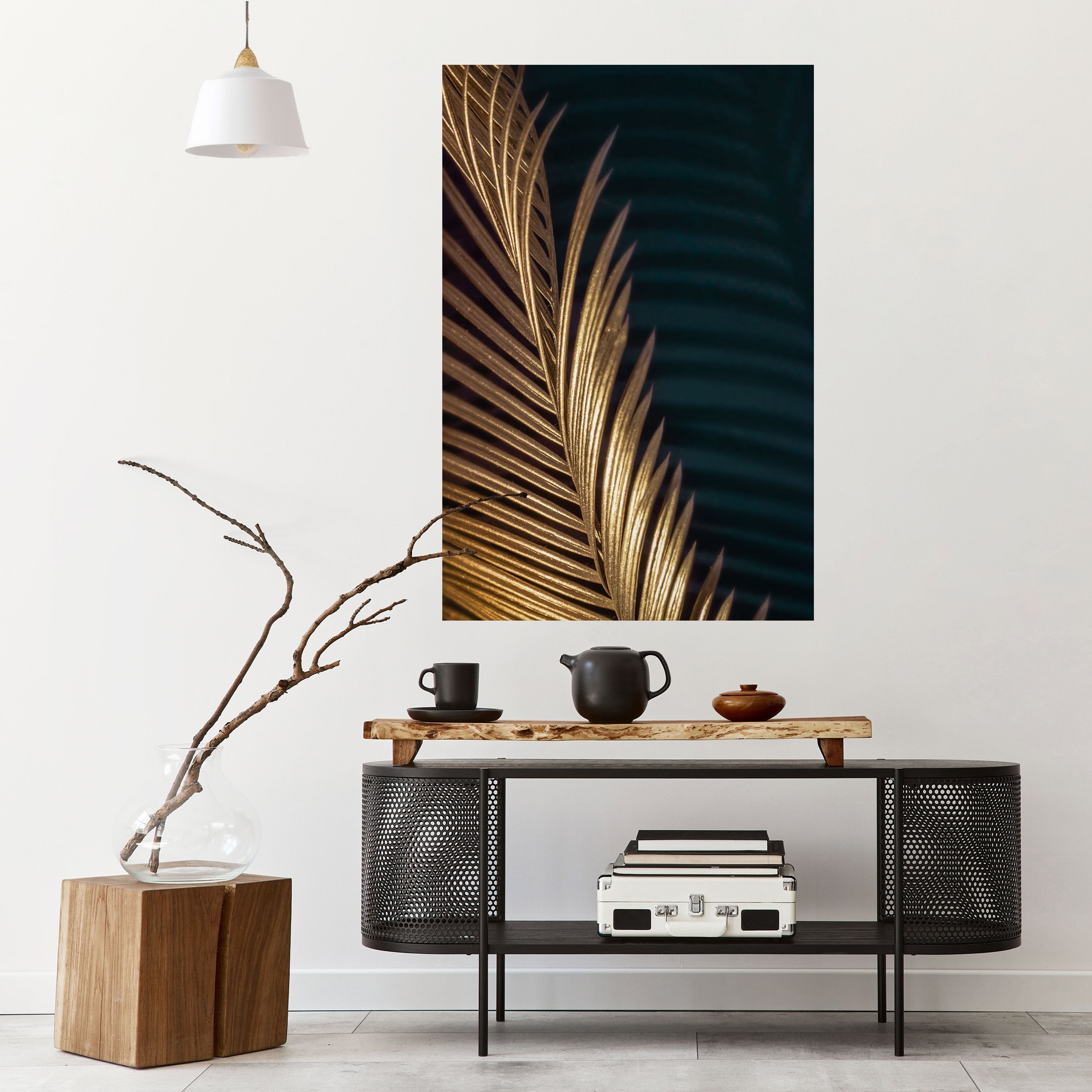 Affiche verticale autocollante LUXE LEAF DANCE