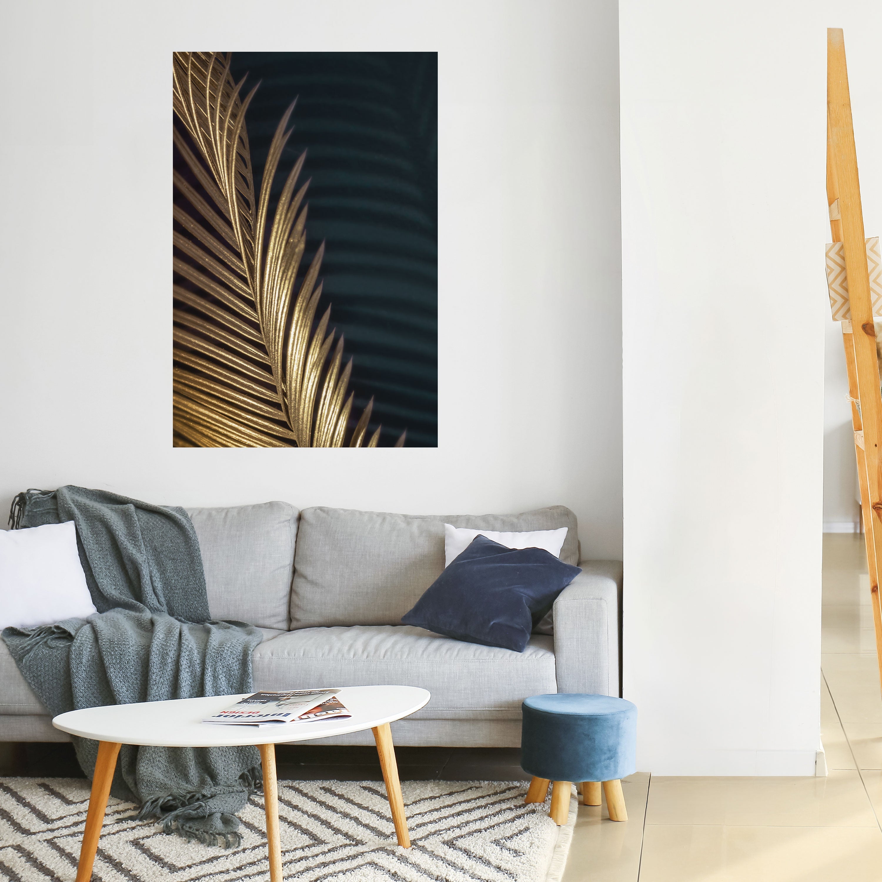 Affiche verticale autocollante LUXE LEAF DANCE