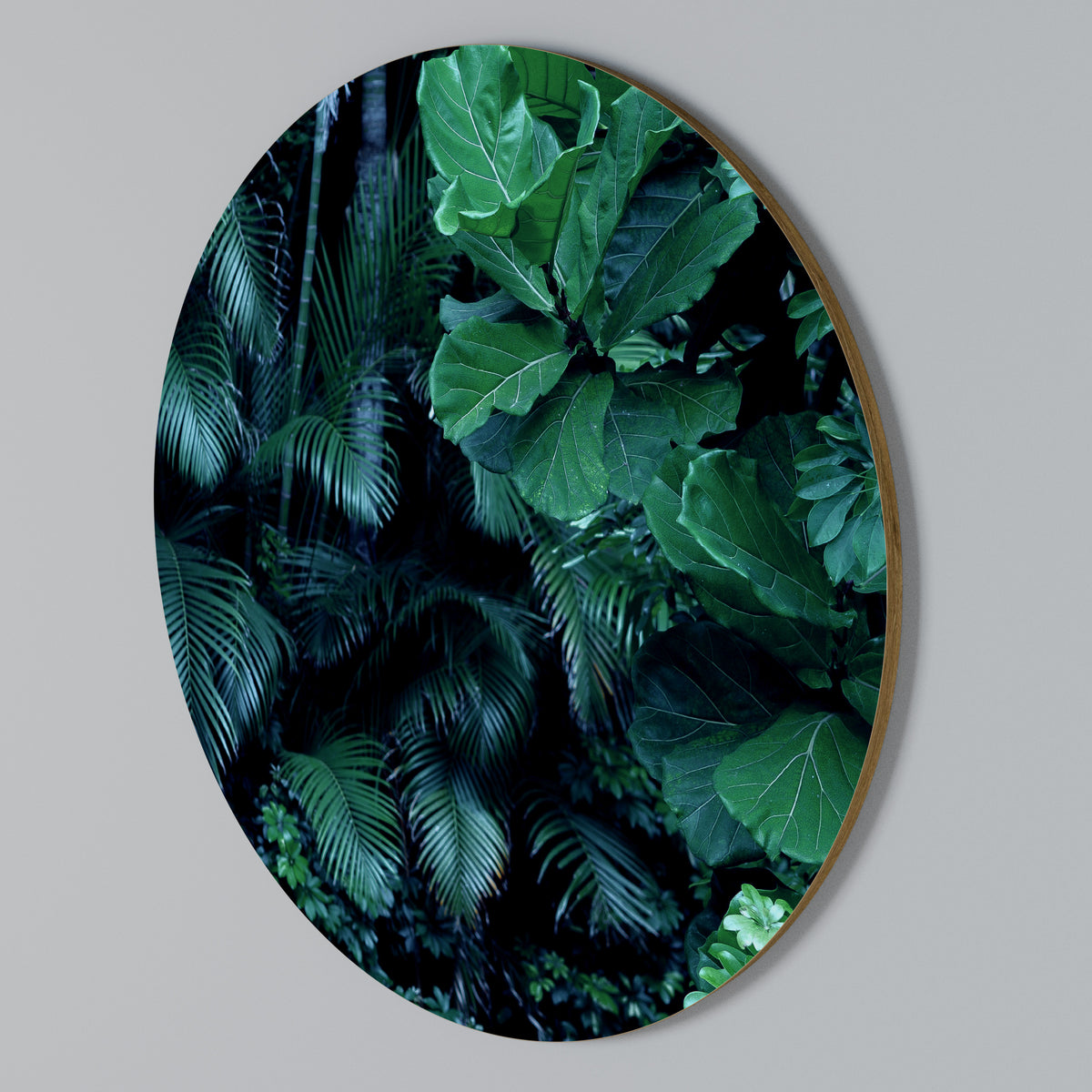 DEEP JUNGLE SERENADE Round Wall Art