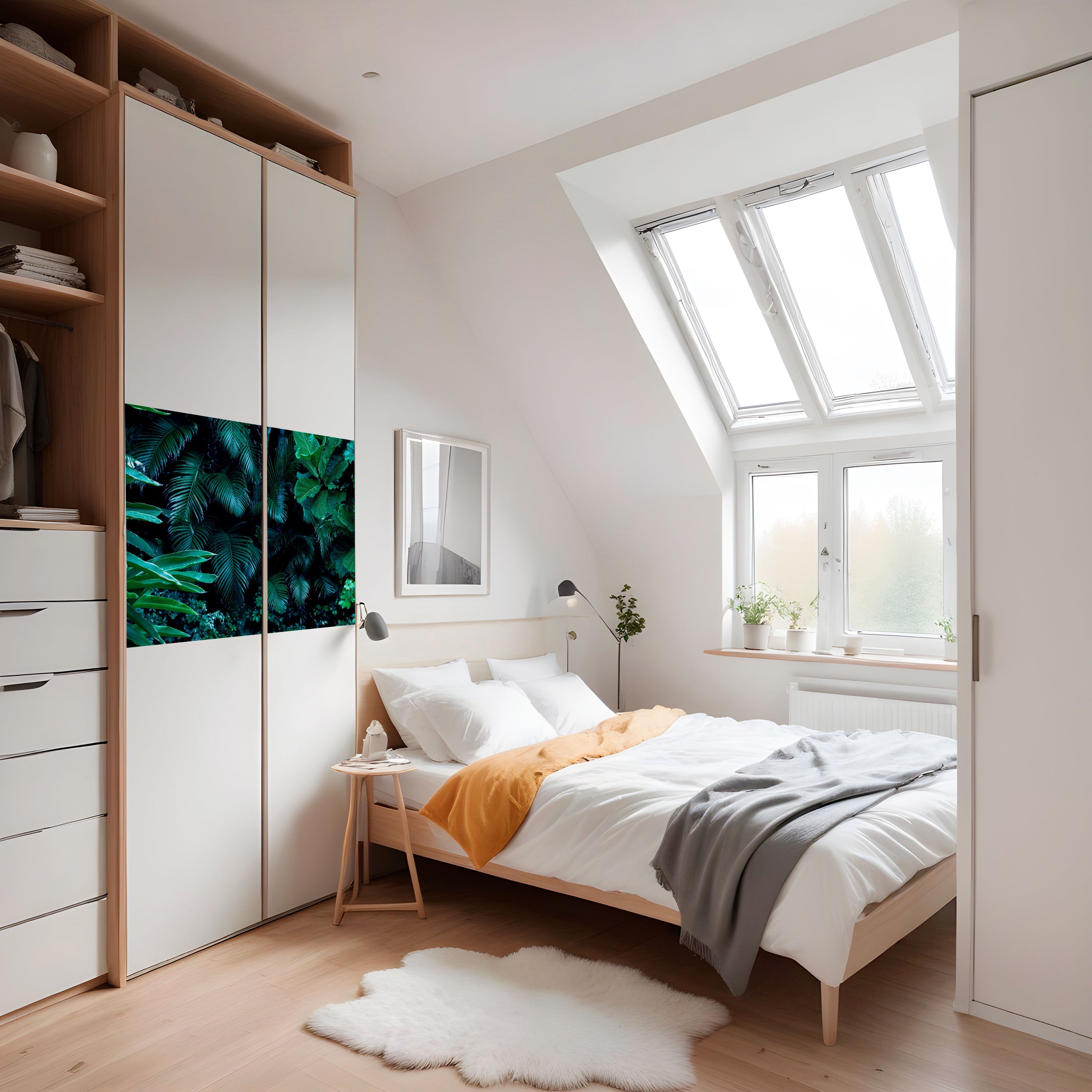 Affiche horizontale autocollante « Sérénade dans la jungle profonde »